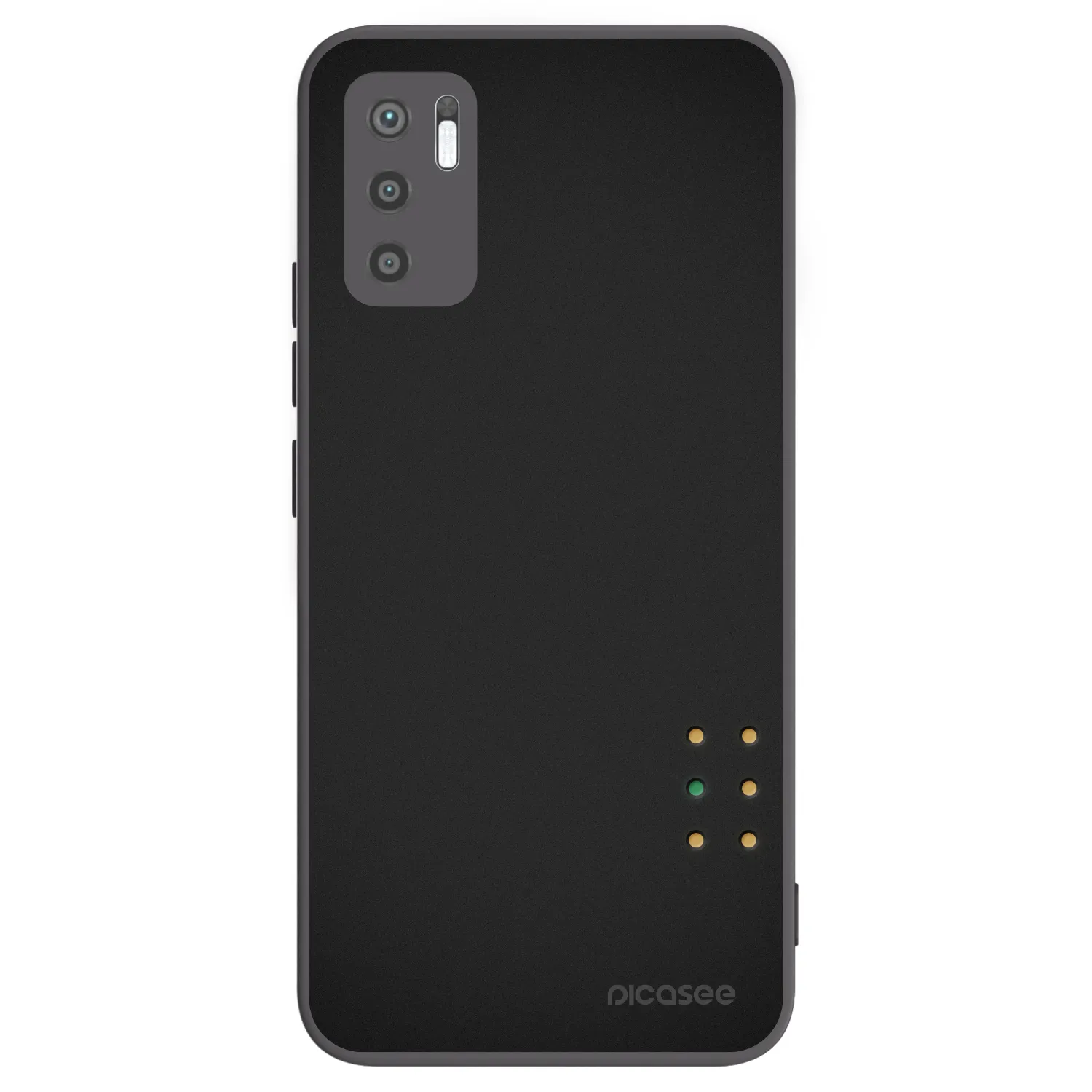 Picasee silikonový černý obal pro Xiaomi Redmi Note 10 5G - Pulse