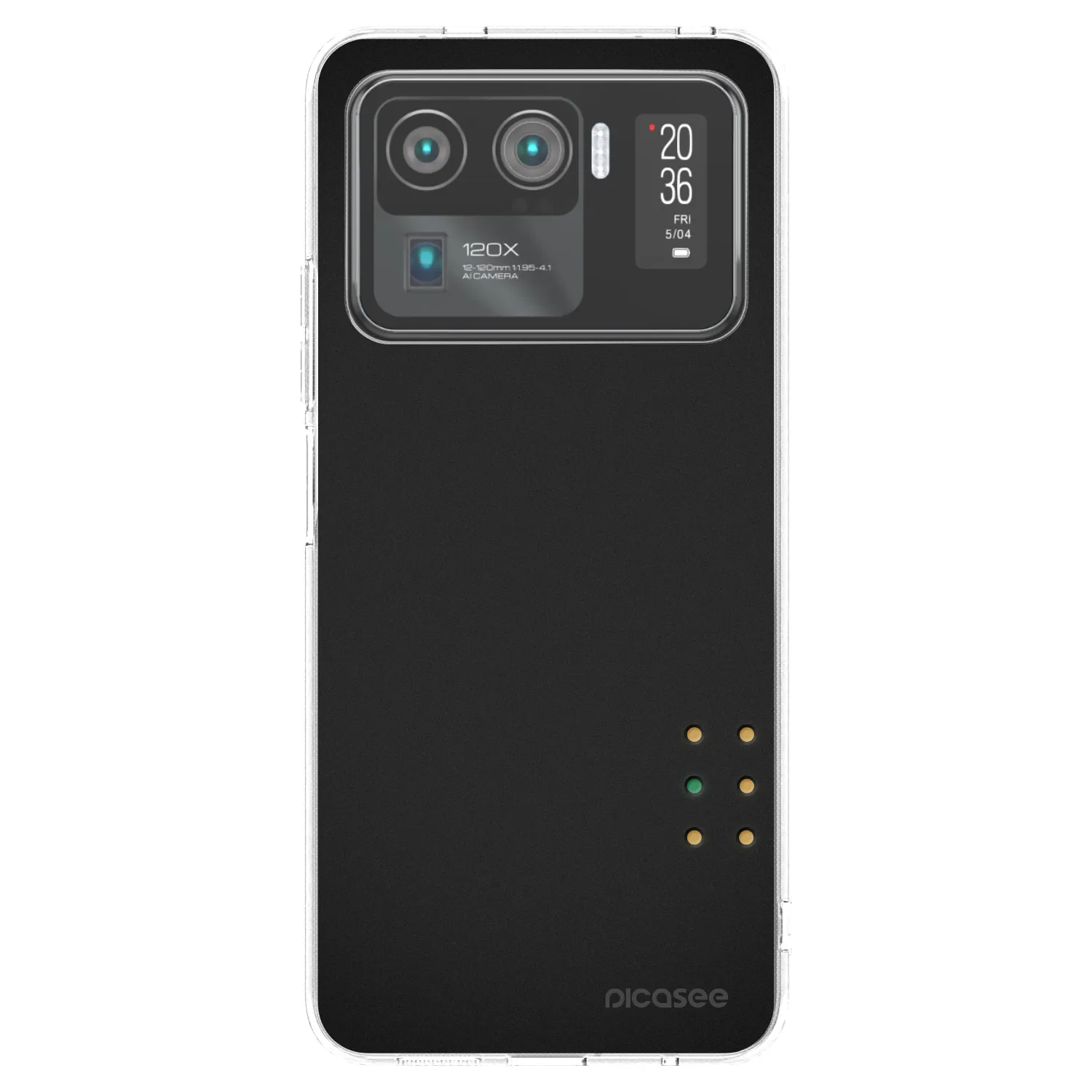 Picasee silikonový průhledný obal pro Xiaomi Mi 11 Ultra - Pulse