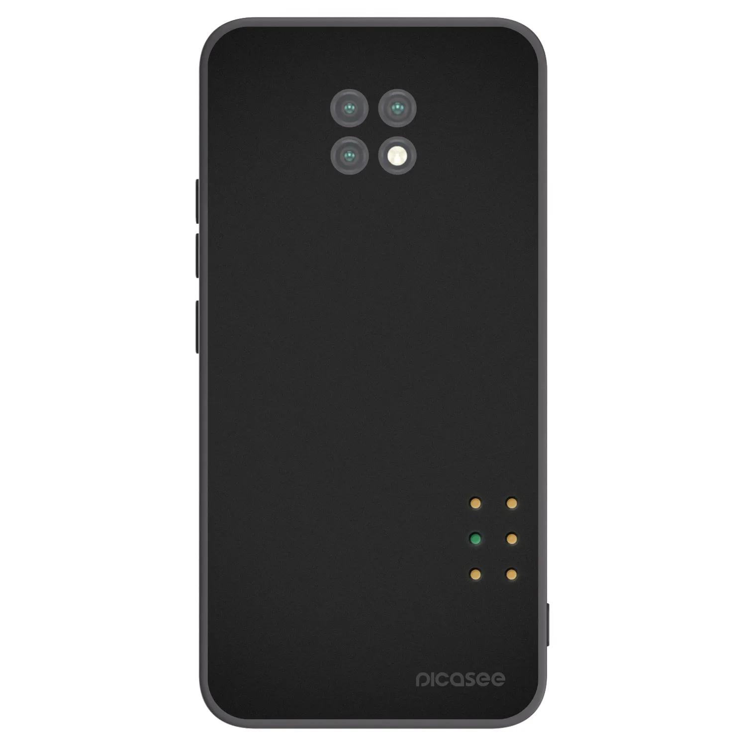 Picasee silikonový černý obal pro Xiaomi Redmi Note 9T - Pulse