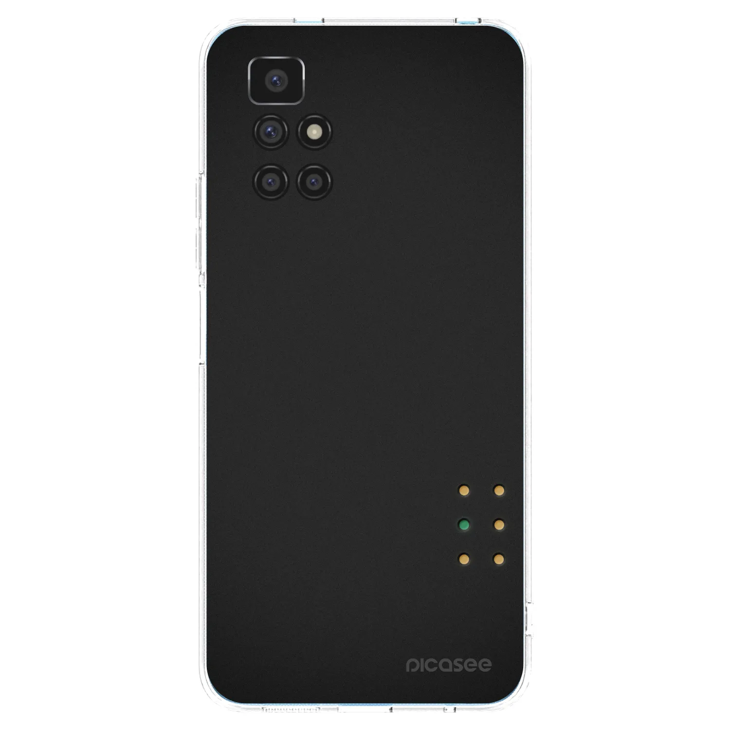 Picasee silikonový průhledný obal pro Xiaomi Redmi 10 - Pulse