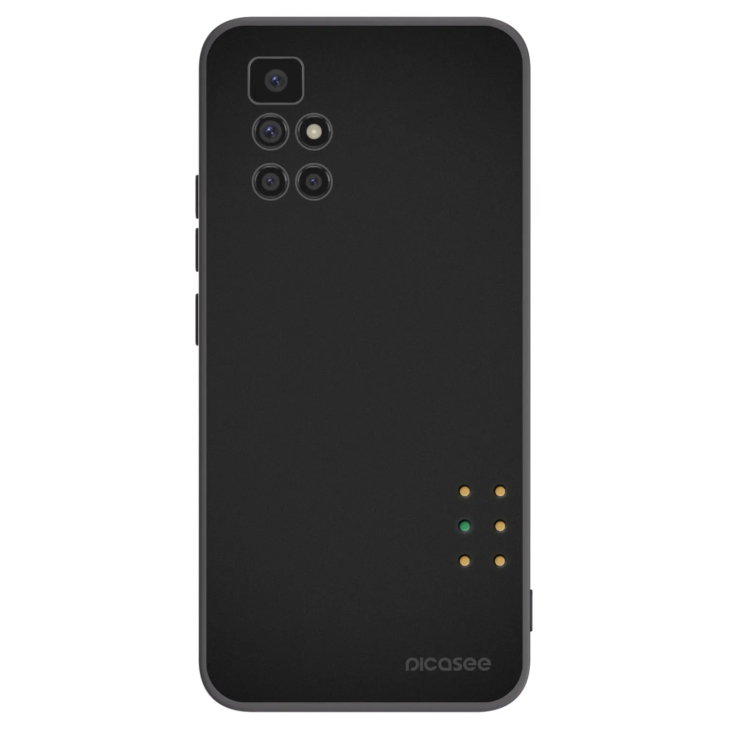 Picasee silikonový černý obal pro Xiaomi Redmi 10 - Pulse
