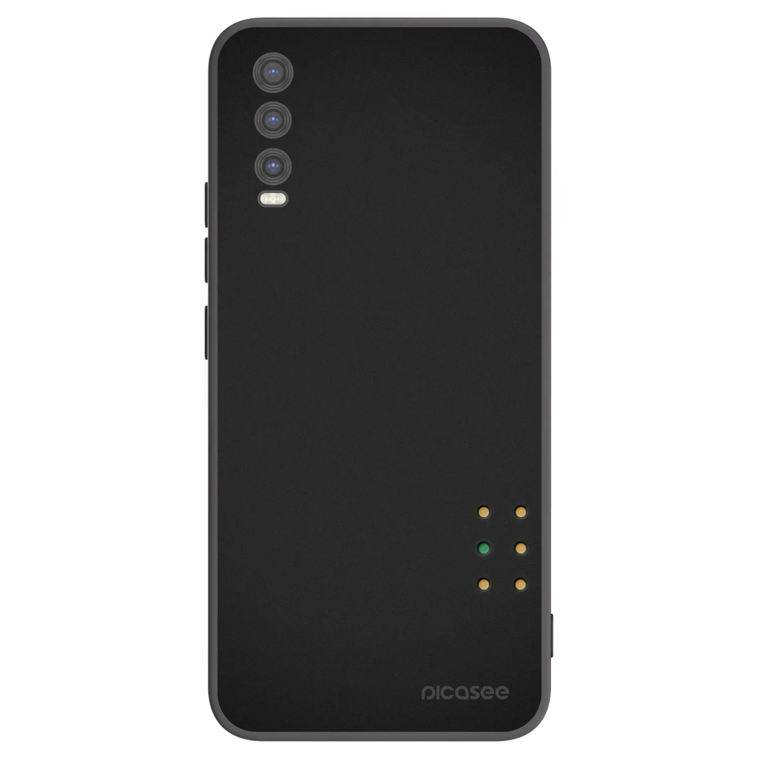 Picasee silikonový černý obal pro Vivo Y20s - Pulse