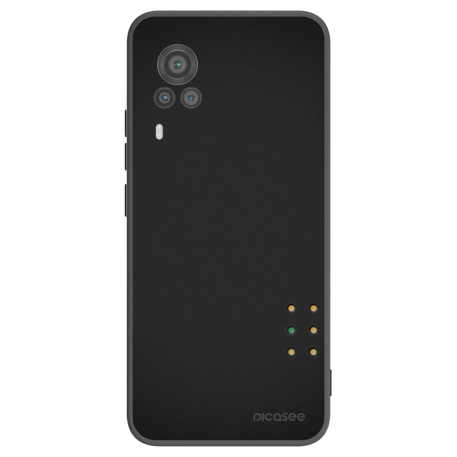 Picasee silikonový černý obal pro Vivo X60 Pro 5G - Pulse