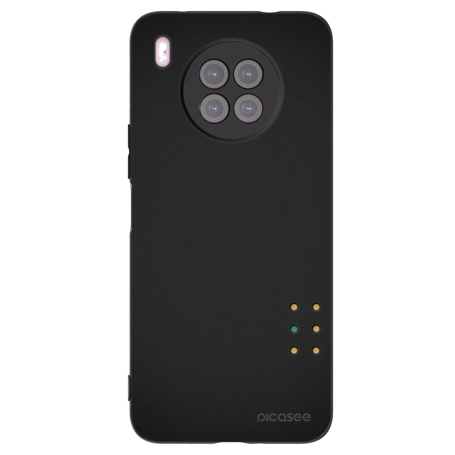 Picasee silikonový černý obal pro Huawei Nova 8i - Pulse