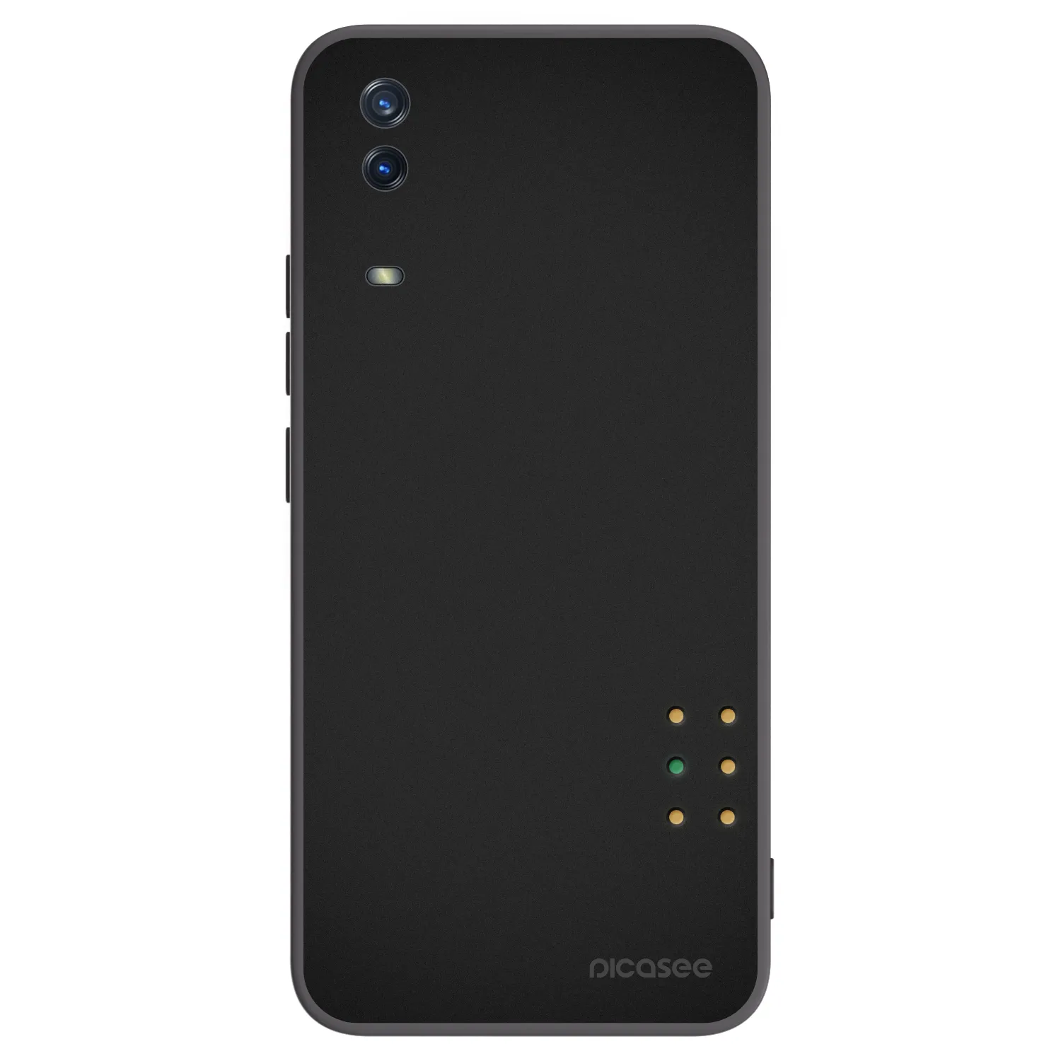 Picasee silikonový černý obal pro Vivo Y11s - Pulse