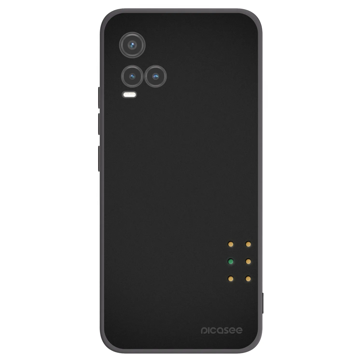 Picasee silikonový černý obal pro Vivo Y33s - Pulse