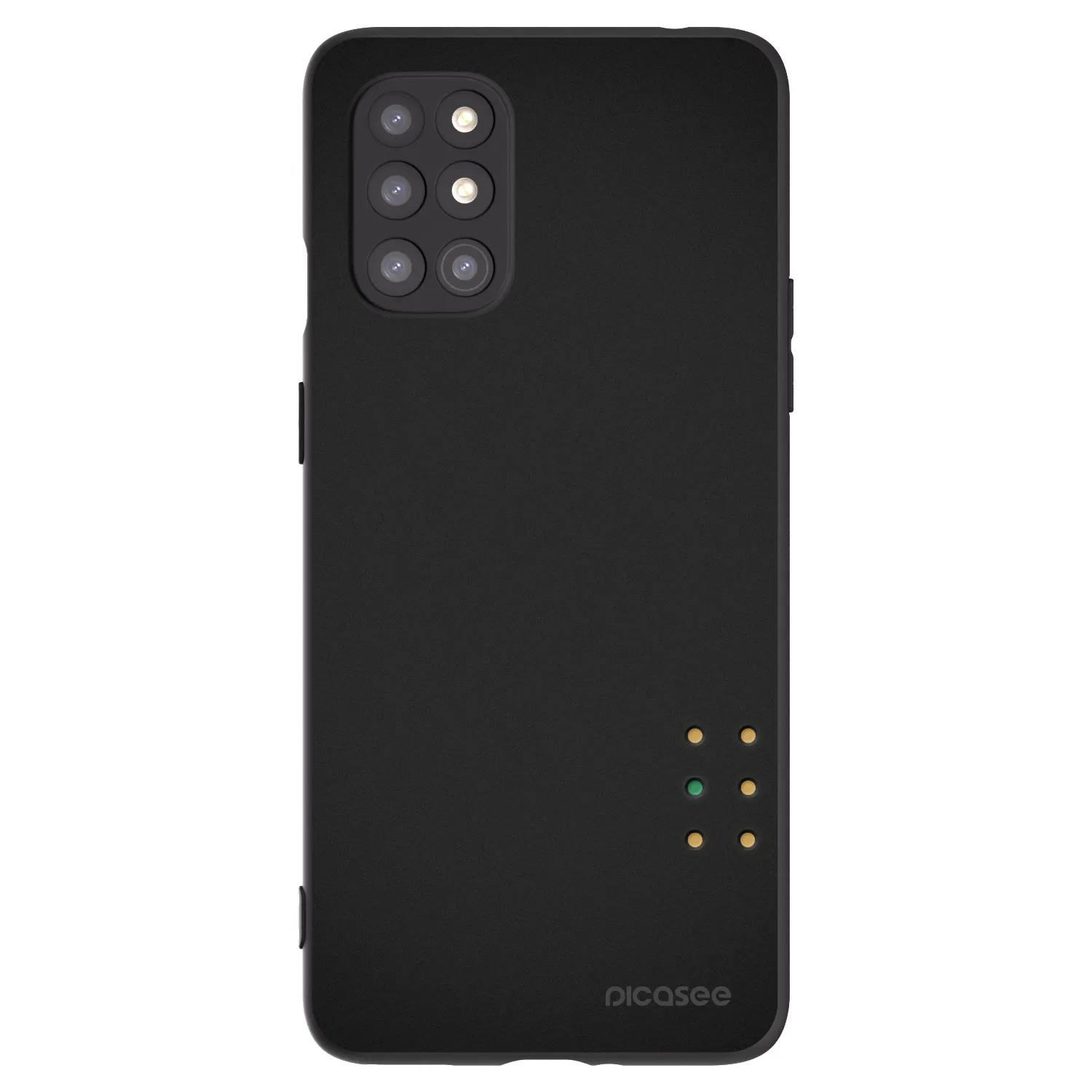 Picasee silikonový černý obal pro OnePlus 8T - Pulse