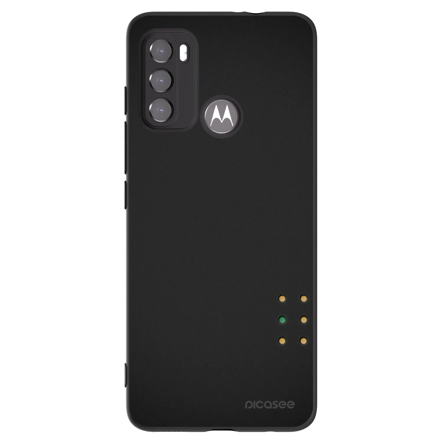 Picasee silikonový černý obal pro Motorola Moto G60 - Pulse