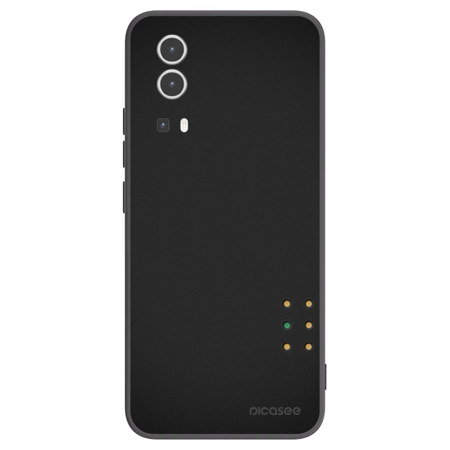 Picasee silikonový černý obal pro Vivo Y72 5G - Pulse