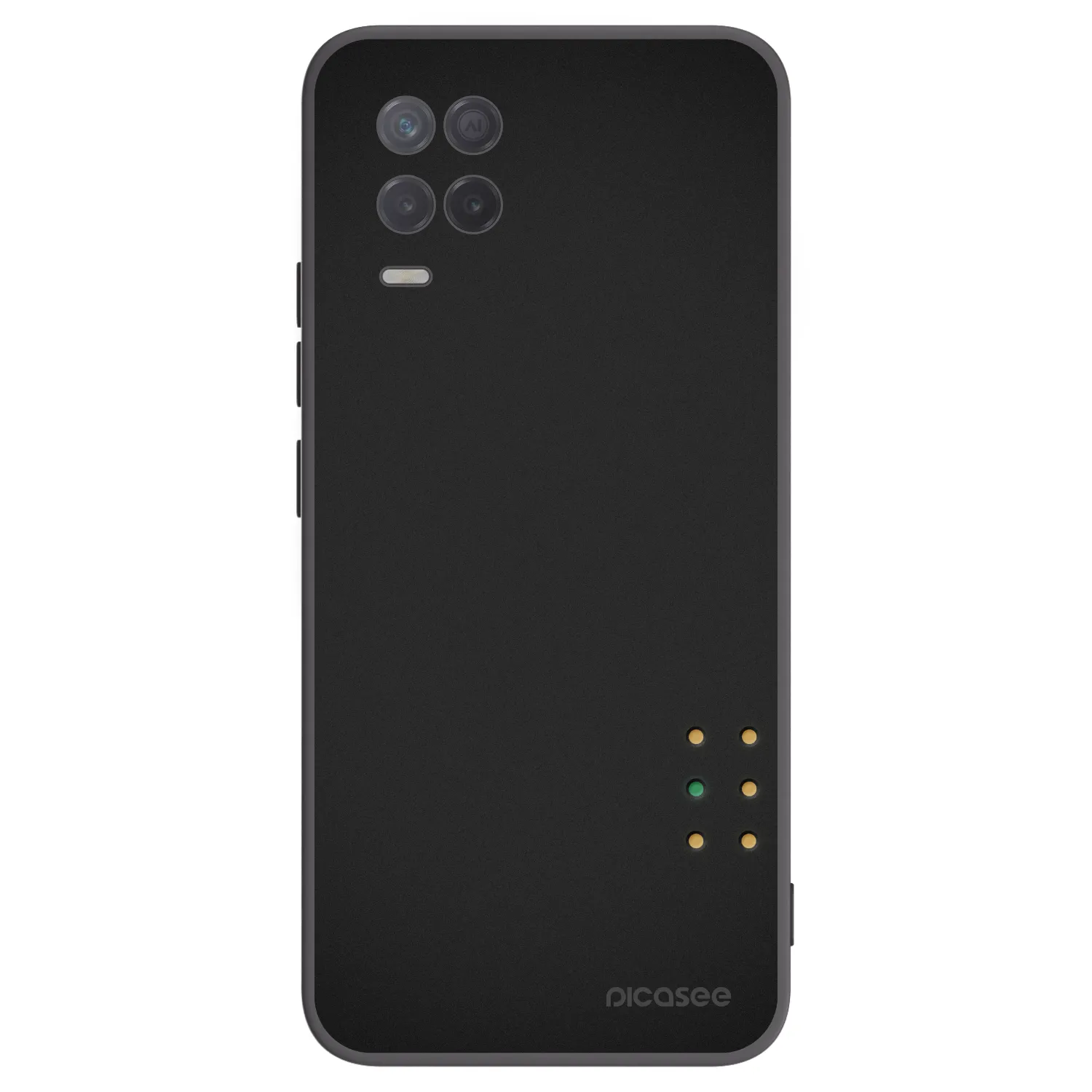 Picasee silikonový černý obal pro Realme 8 5G - Pulse
