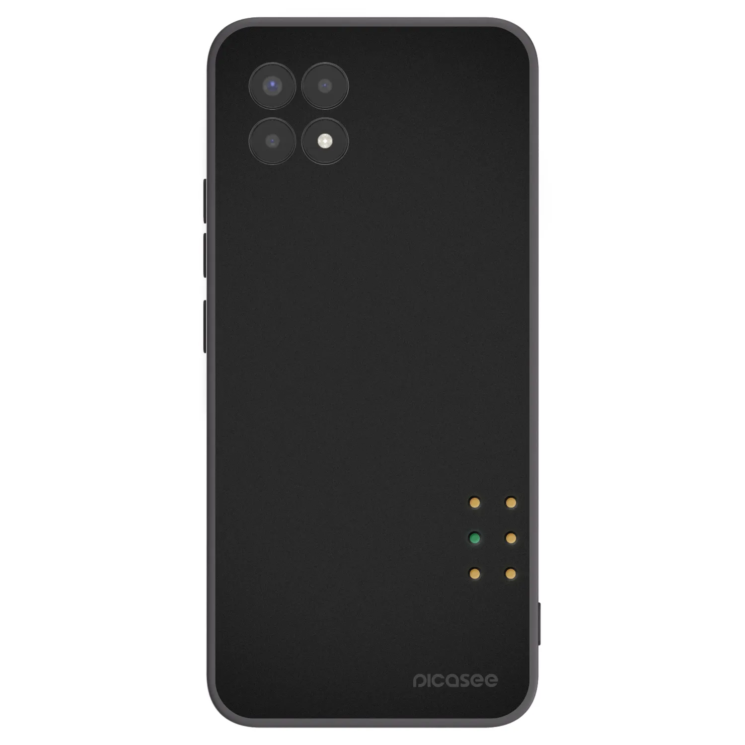 Picasee silikonový černý obal pro Realme 8i - Pulse