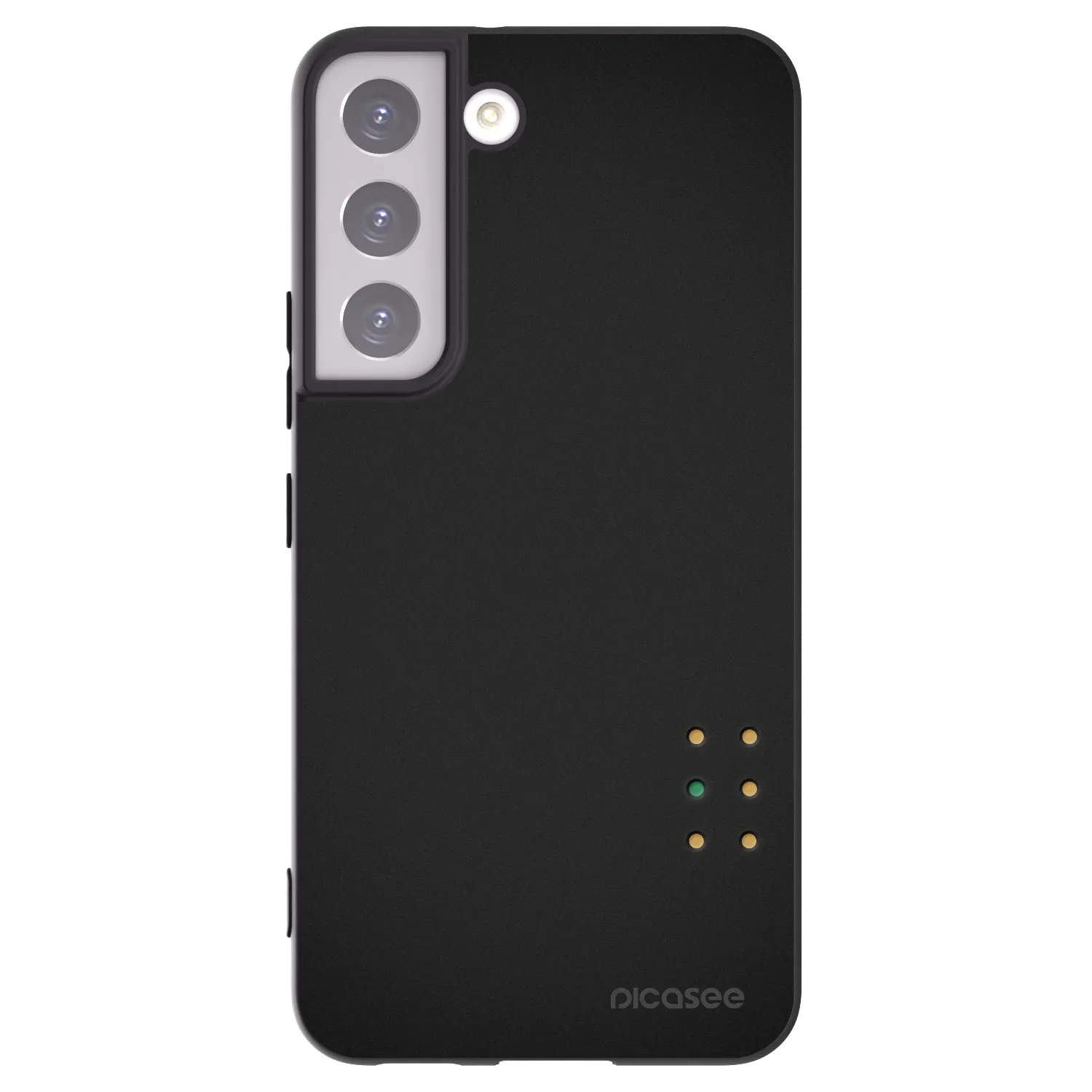 Picasee silikonový černý obal pro Samsung Galaxy S22 5G - Pulse
