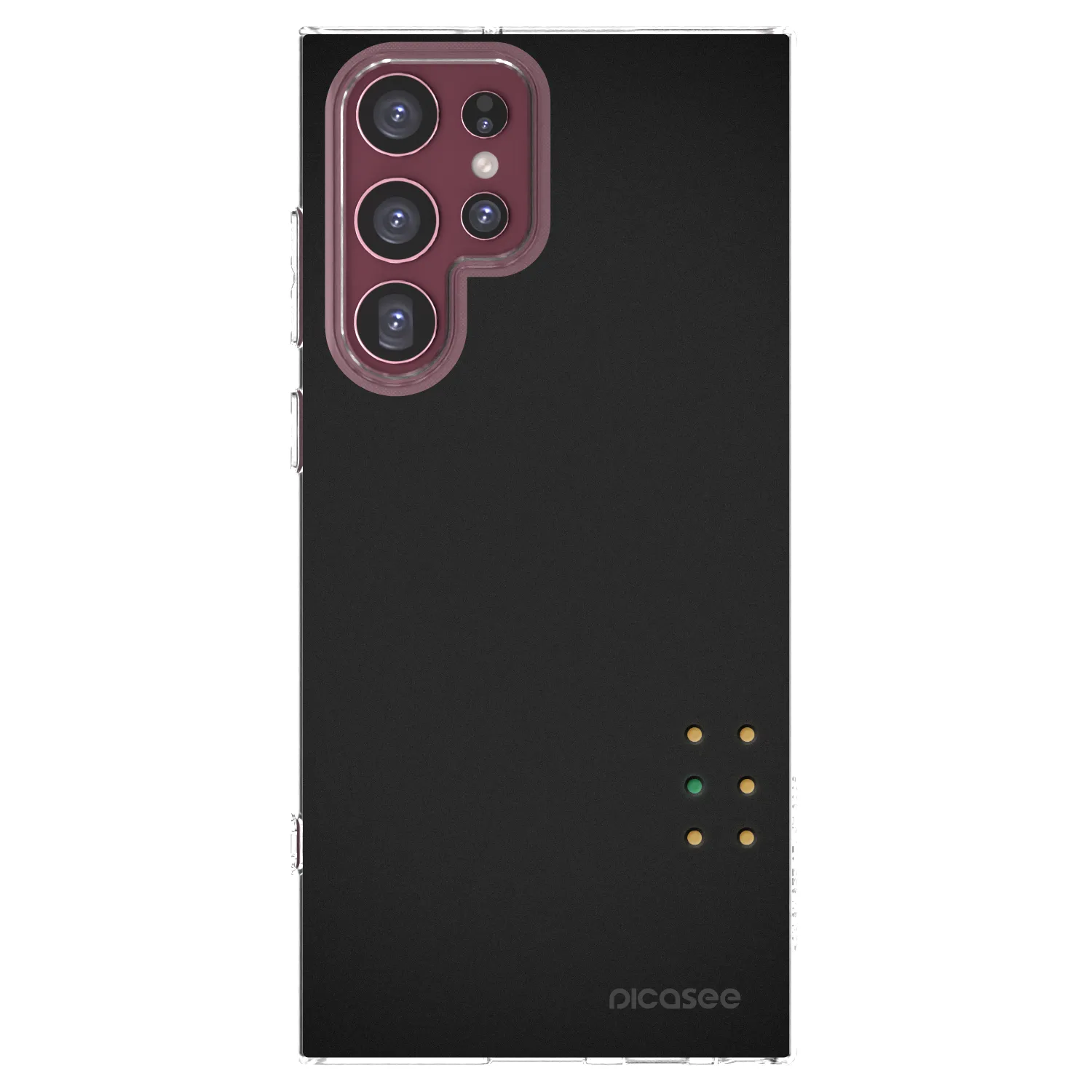 Picasee silikonový průhledný obal pro Samsung Galaxy S22 Ultra 5G - Pulse