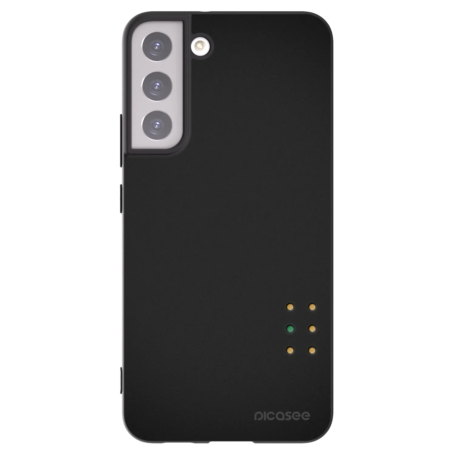 Picasee silikonový černý obal pro Samsung Galaxy S22+ 5G - Pulse