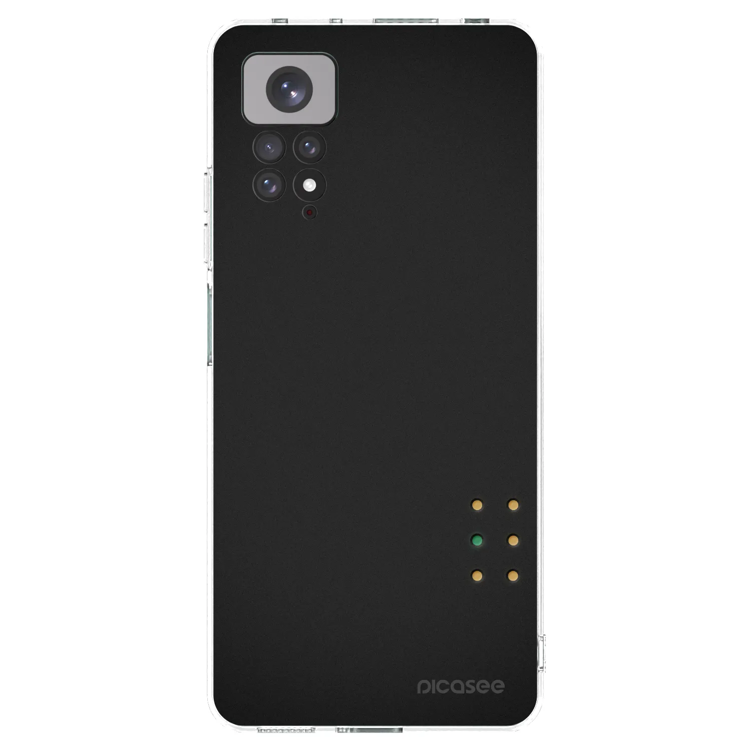 Picasee silikonový průhledný obal pro Xiaomi Redmi Note 11S 4G - Pulse