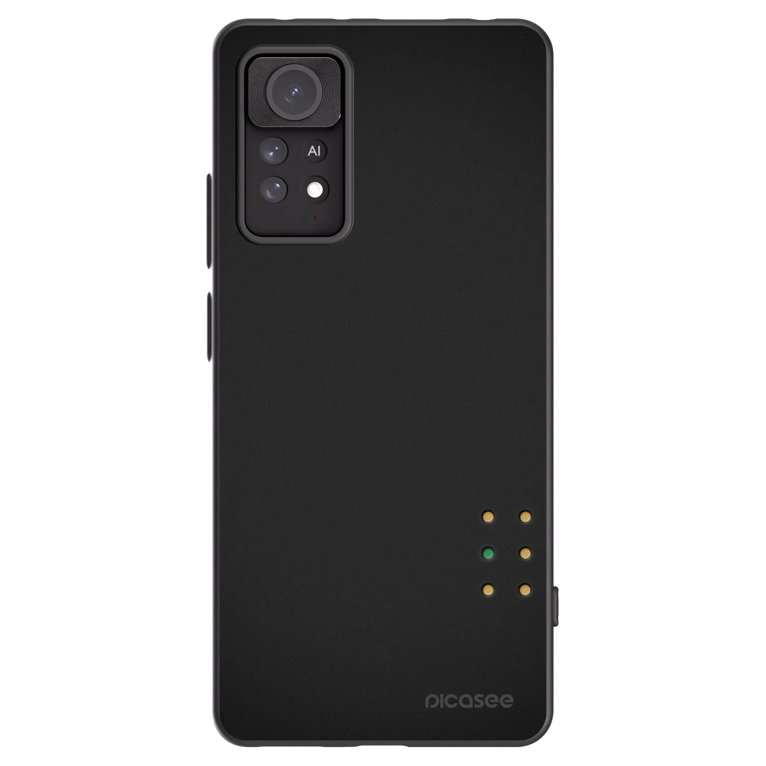 Picasee silikonový černý obal pro Xiaomi Redmi Note 11 Pro - Pulse
