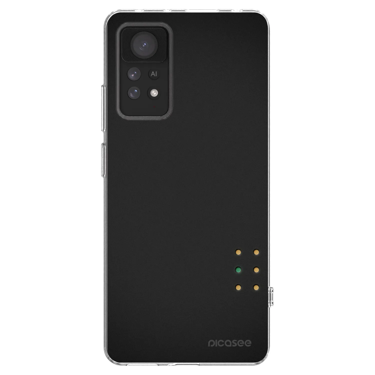 Picasee silikonový průhledný obal pro Xiaomi Redmi Note 11 Pro - Pulse