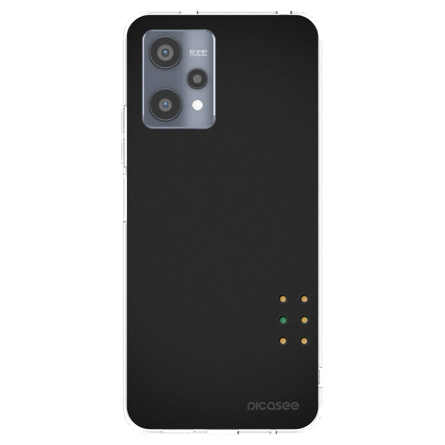 Picasee silikonový průhledný obal pro Realme 9 Pro 5G - Pulse