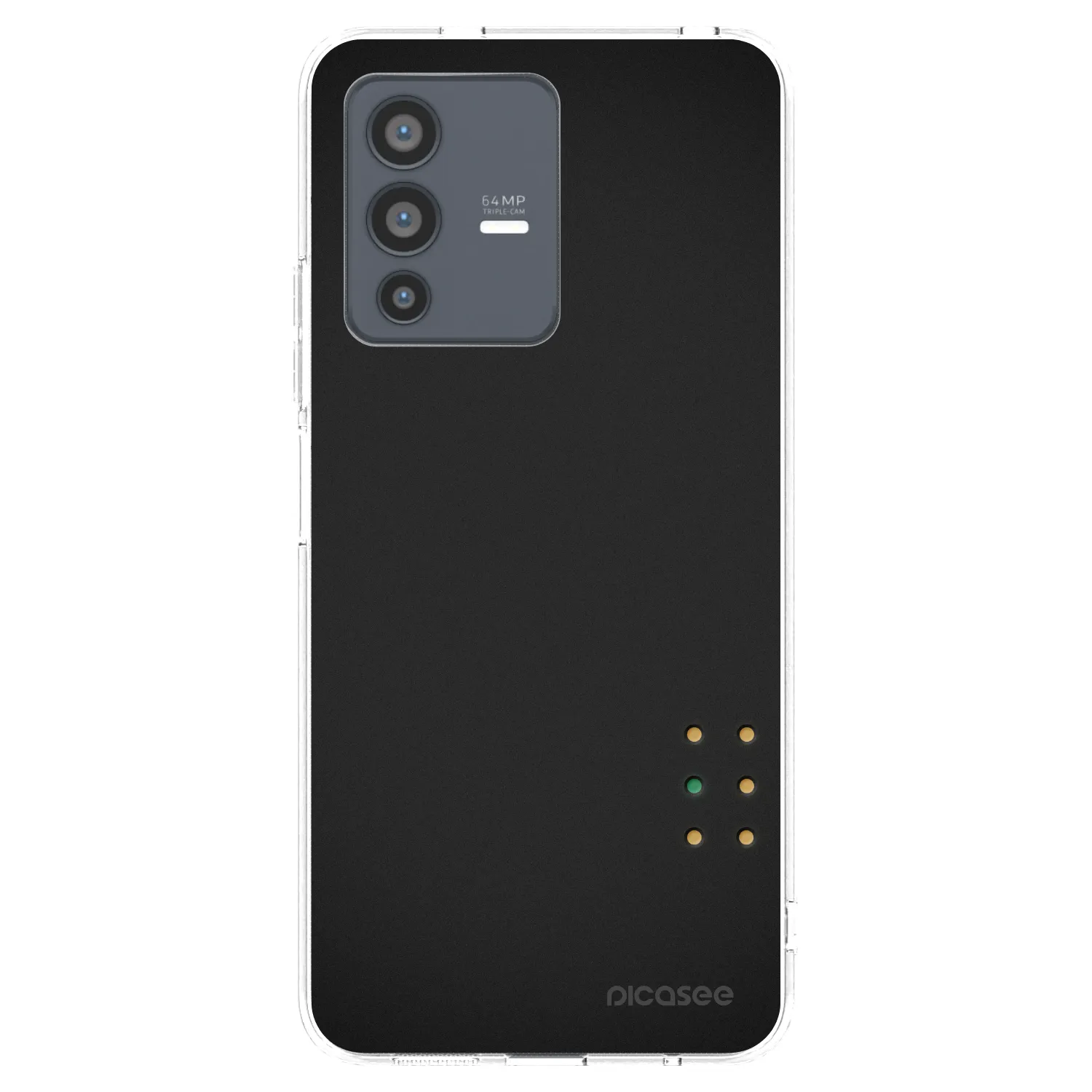 Picasee silikonový průhledný obal pro Vivo V23 5G - Pulse