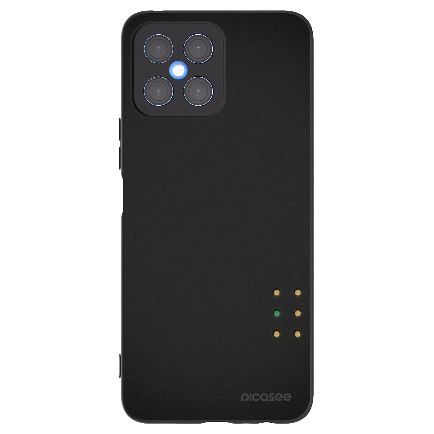 Picasee silikonový černý obal pro Honor X8 4G - Pulse