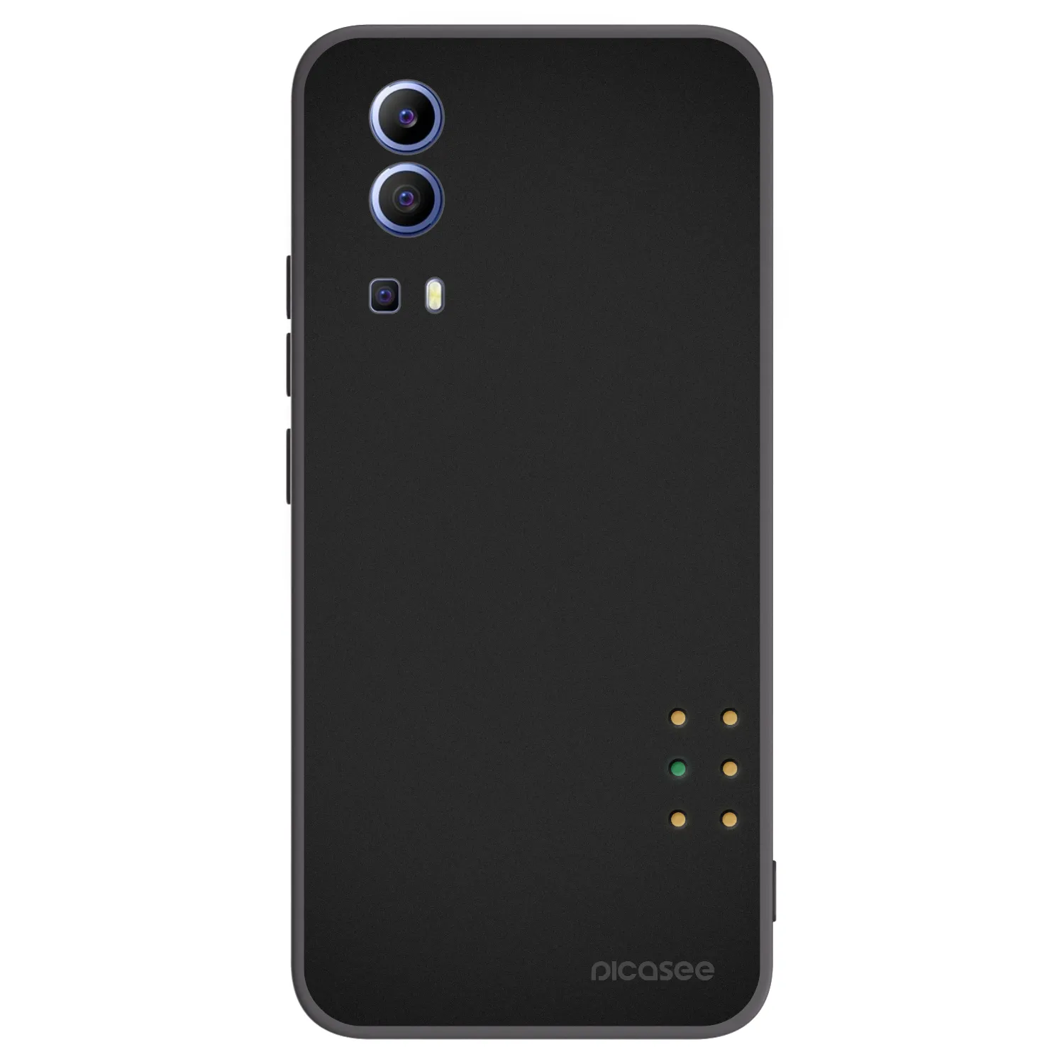 Picasee silikonový černý obal pro Vivo Y52 5G - Pulse