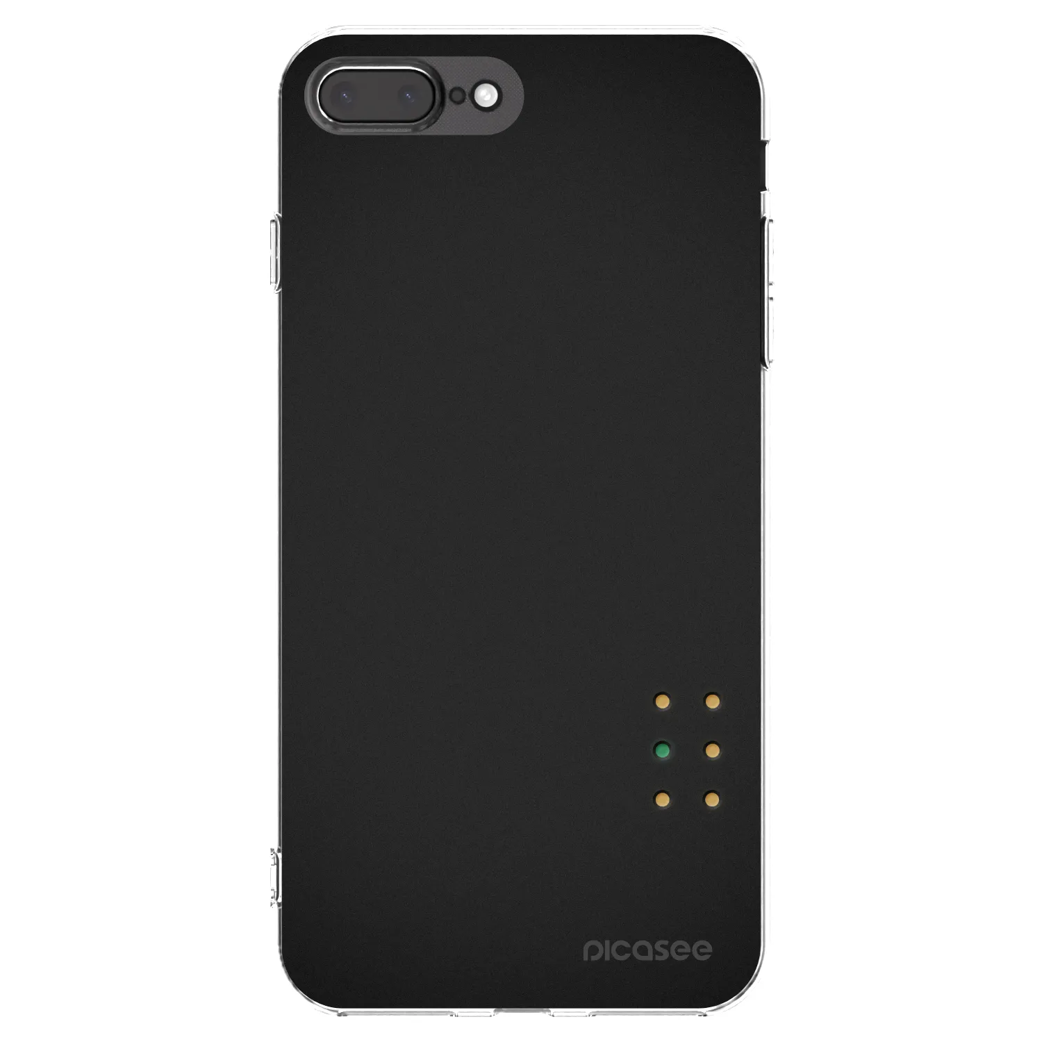 Picasee silikonový průhledný obal pro Apple iPhone 8 Plus - Pulse