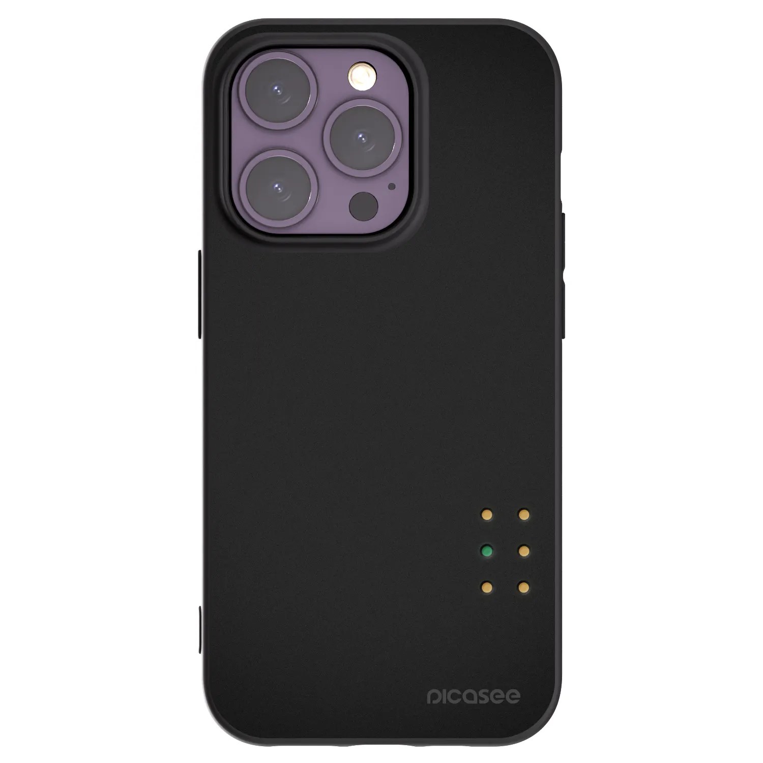 Picasee silikonový černý obal pro Apple iPhone 14 Pro - Pulse