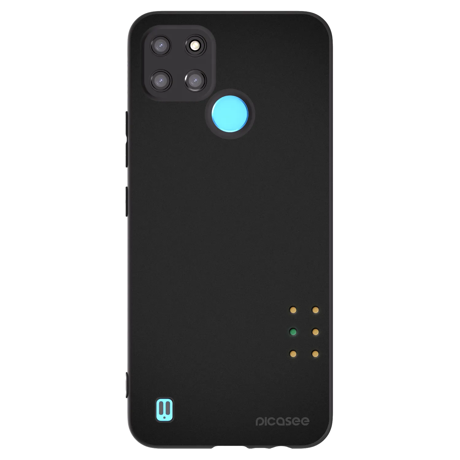 Picasee silikonový černý obal pro Realme C21Y - Pulse