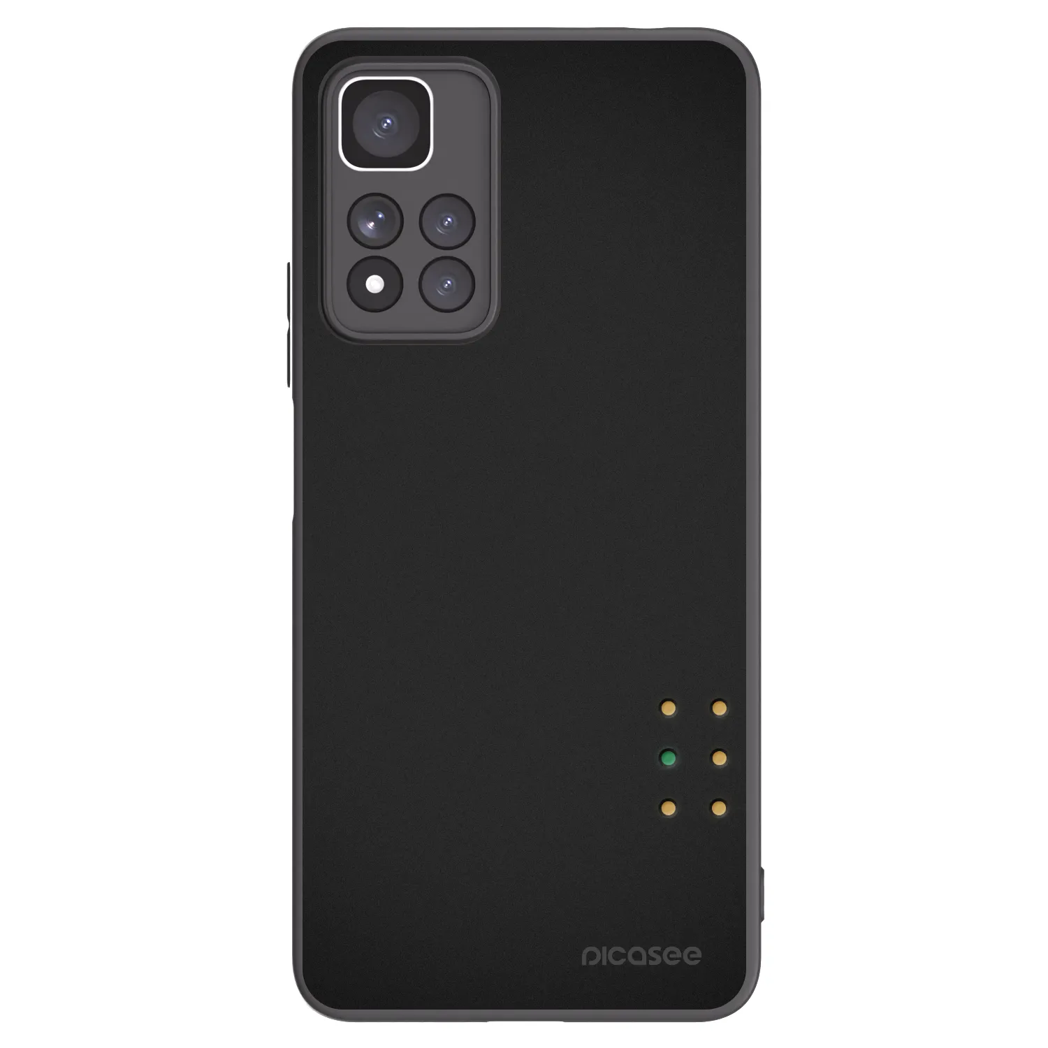 Picasee silikonový černý obal pro Xiaomi Redmi Note 11 Pro+ 5G - Pulse