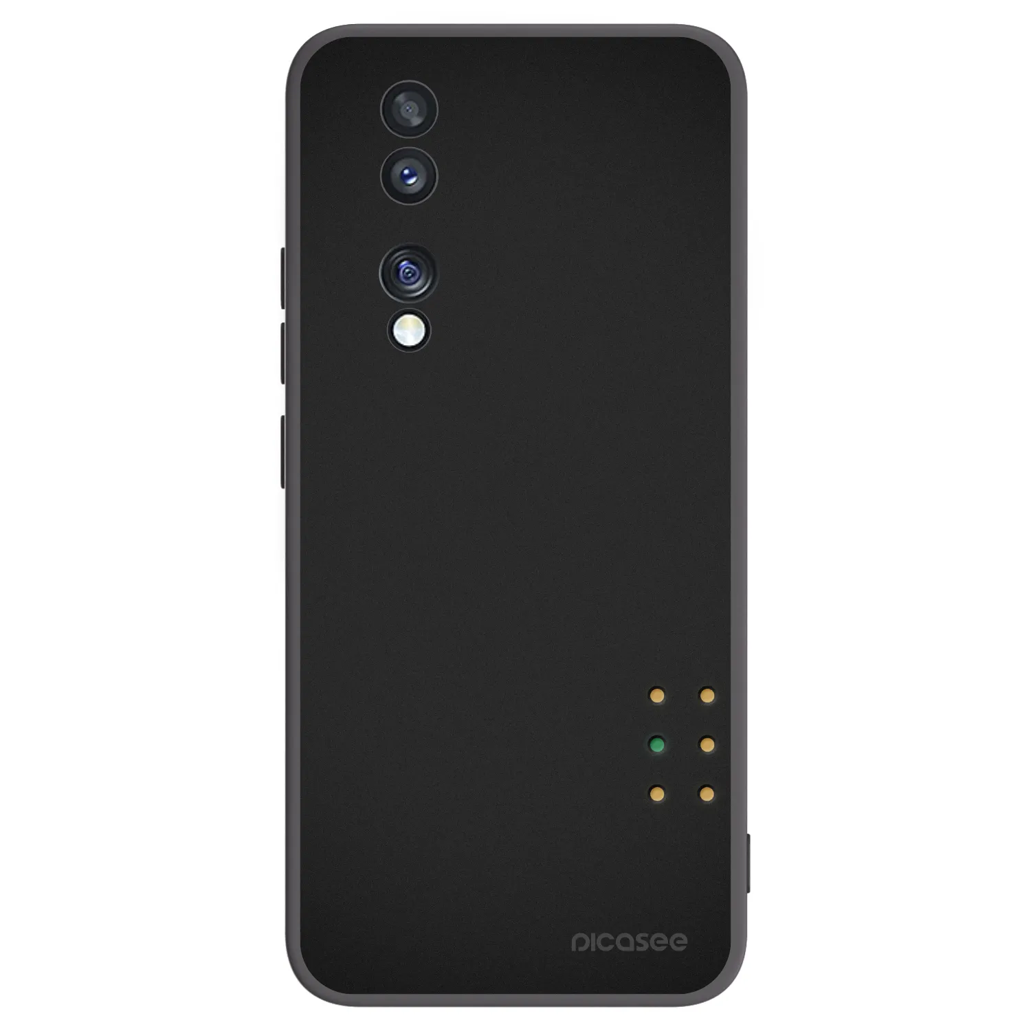Picasee silikonový černý obal pro Honor 70 - Pulse