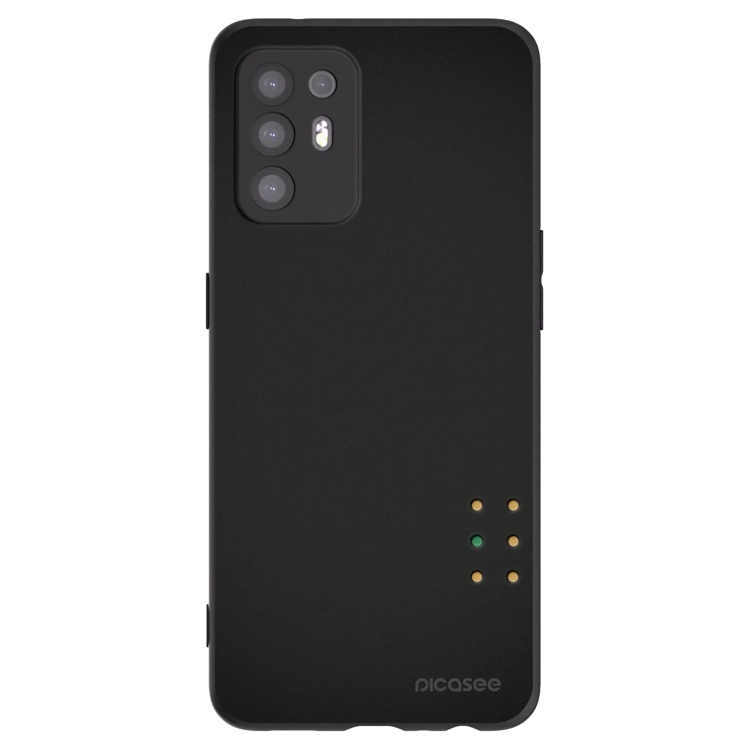 Picasee silikonový černý obal pro OPPO A94 5G - Pulse