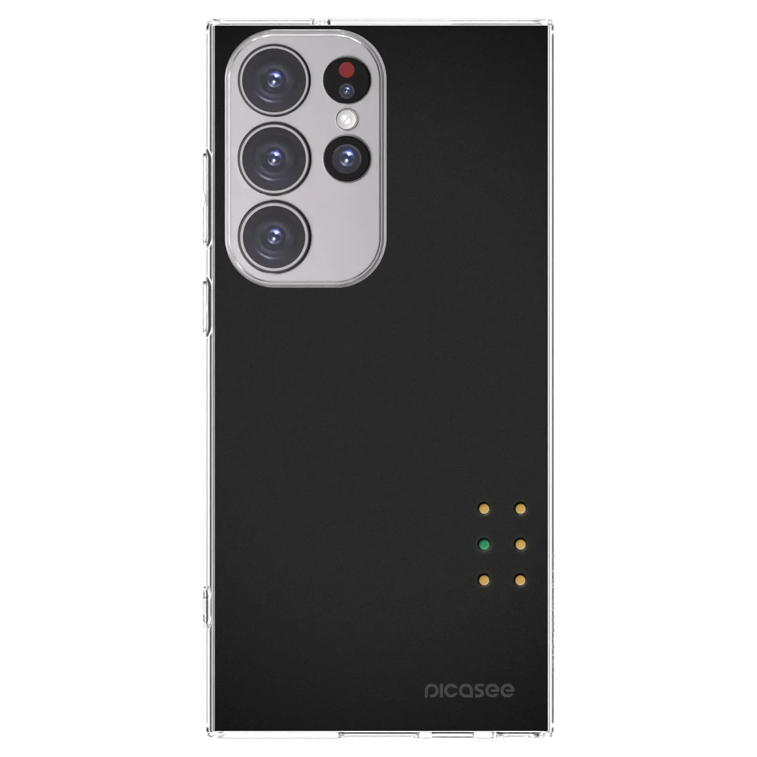 Picasee silikonový průhledný obal pro Samsung Galaxy S23 Ultra 5G - Pulse