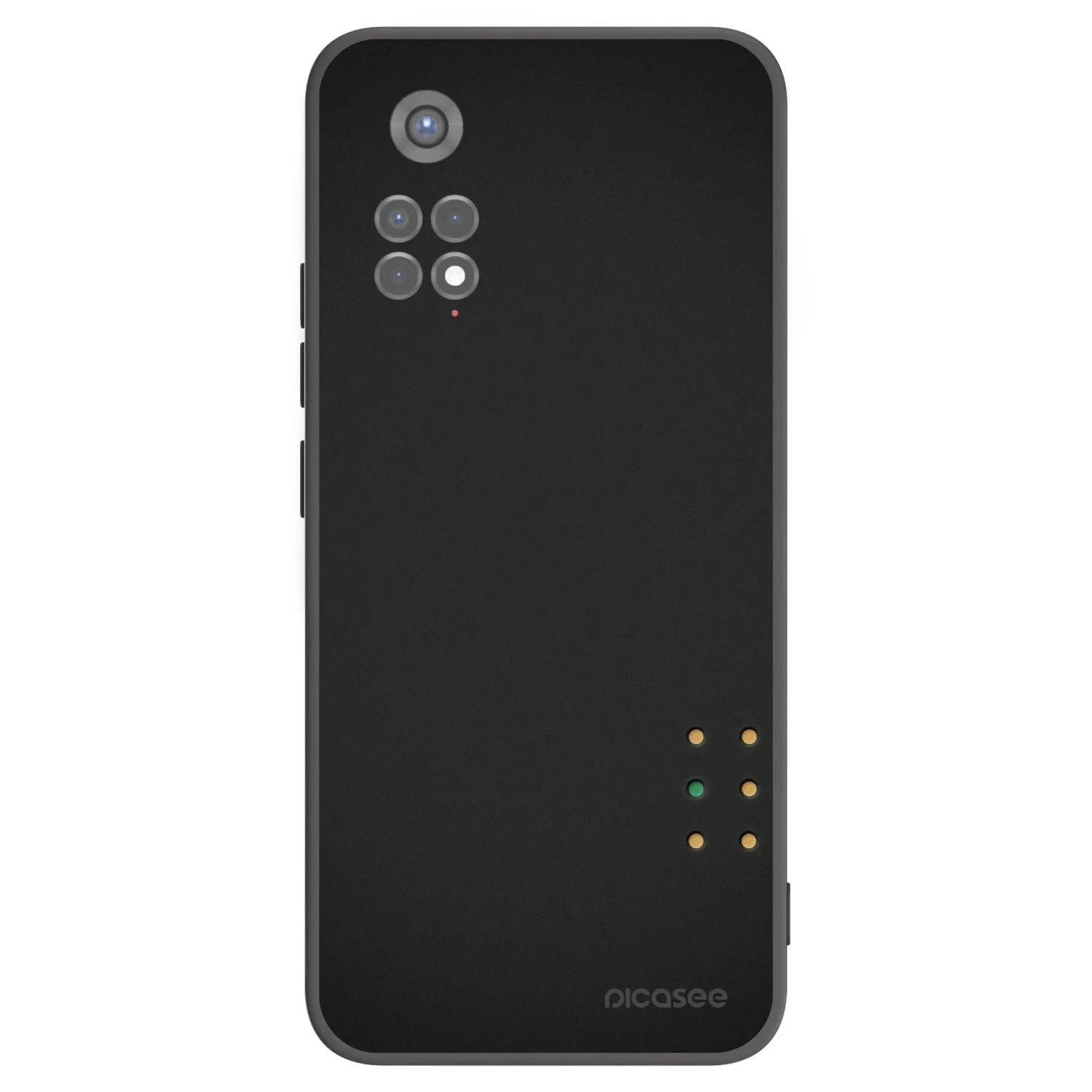 Picasee silikonový černý obal pro Xiaomi Redmi Note 11S 5G - Pulse