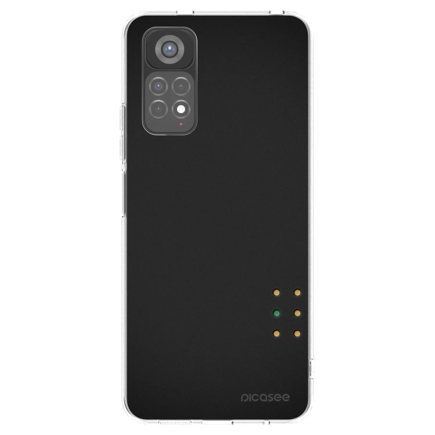 Picasee silikonový průhledný obal pro Xiaomi Redmi Note 11S 5G - Pulse