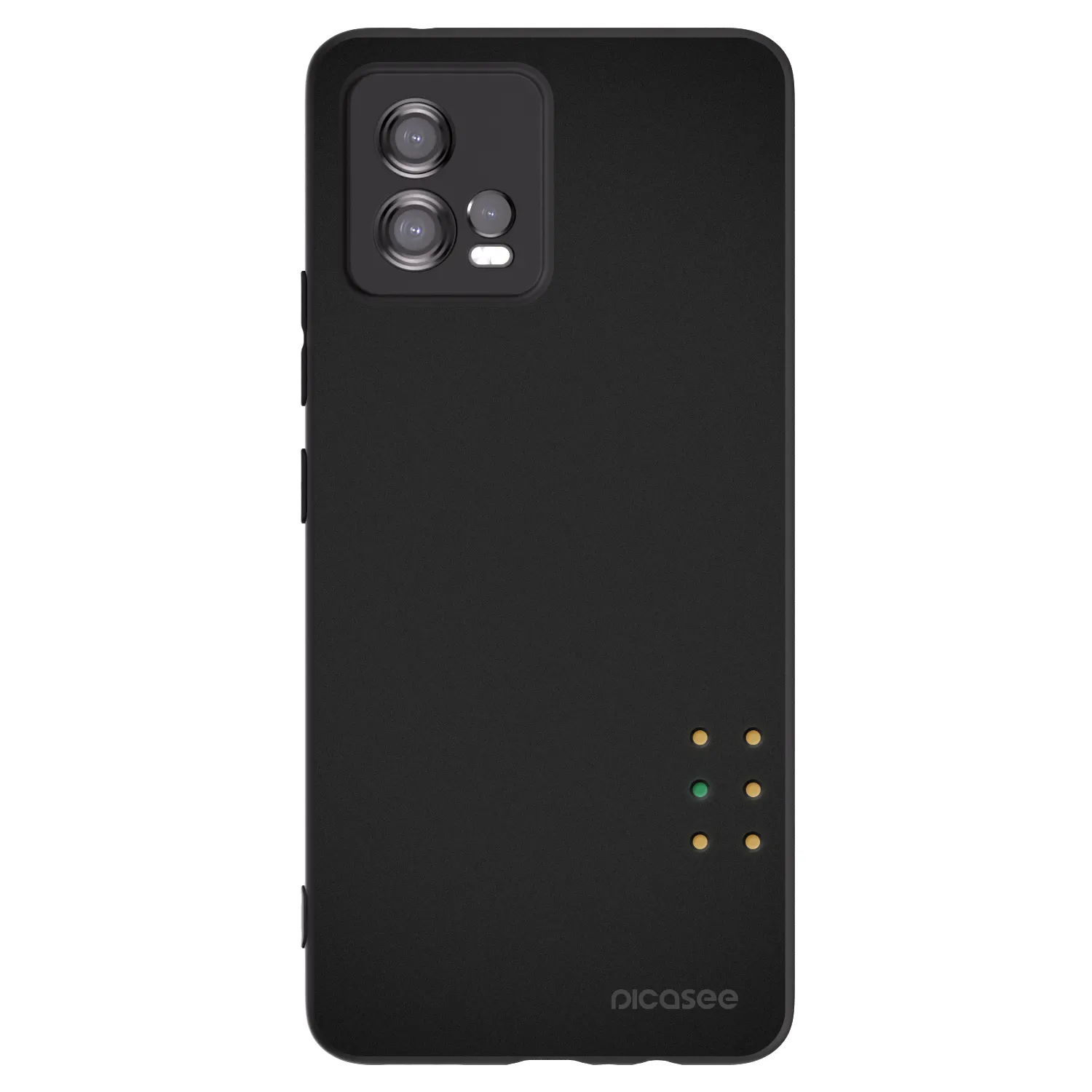 Picasee silikonový černý obal pro Motorola Moto G72 - Pulse