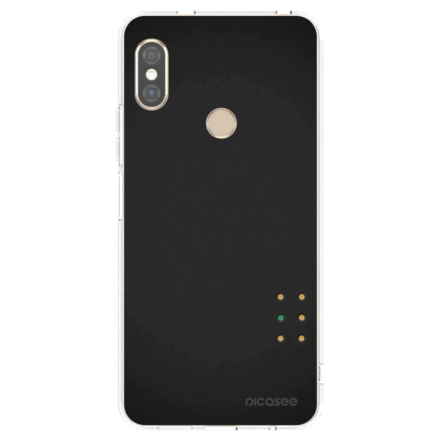 Picasee silikonový průhledný obal pro Xiaomi Redmi Note 5 Global - Pulse