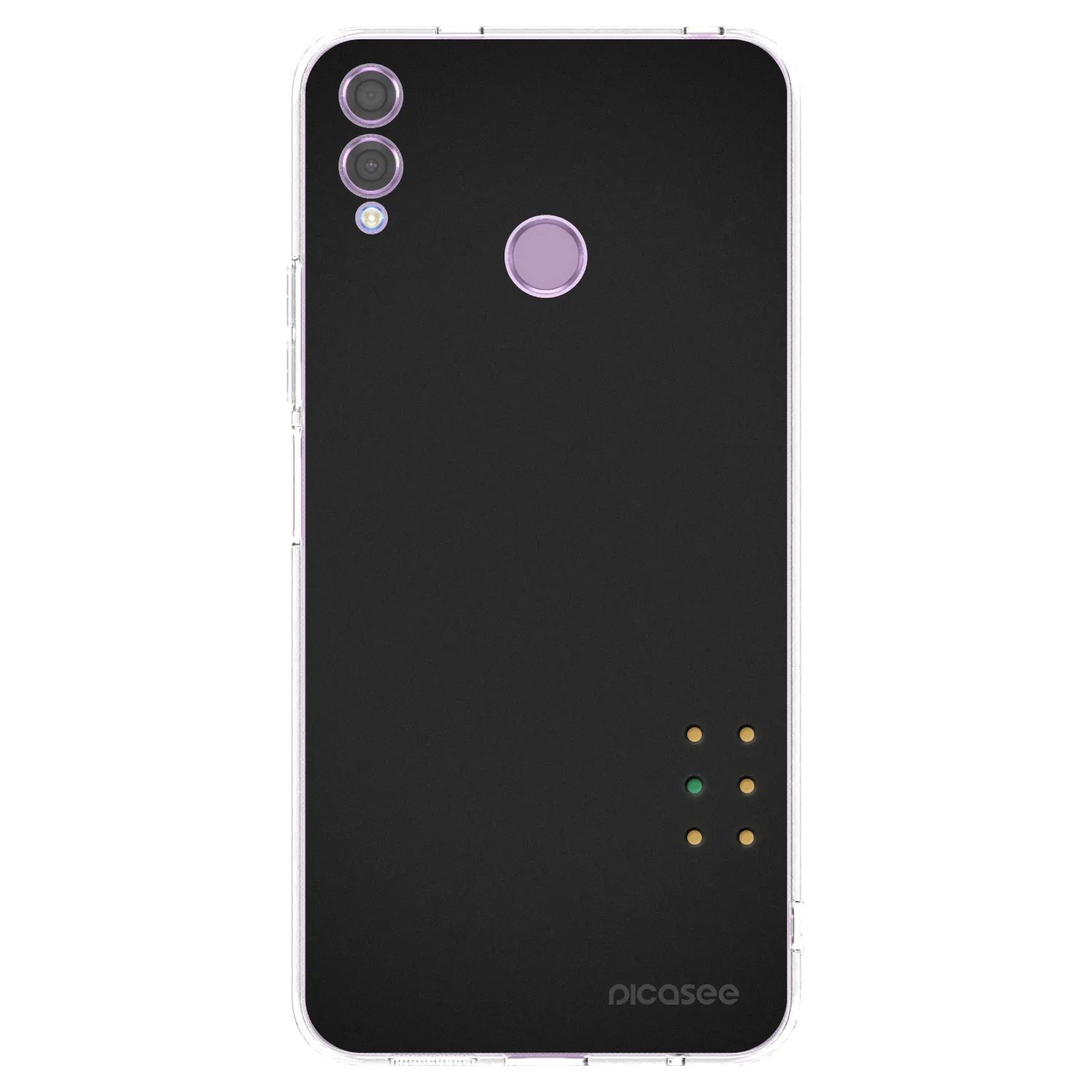 Picasee silikonový průhledný obal pro Honor 8X - Pulse