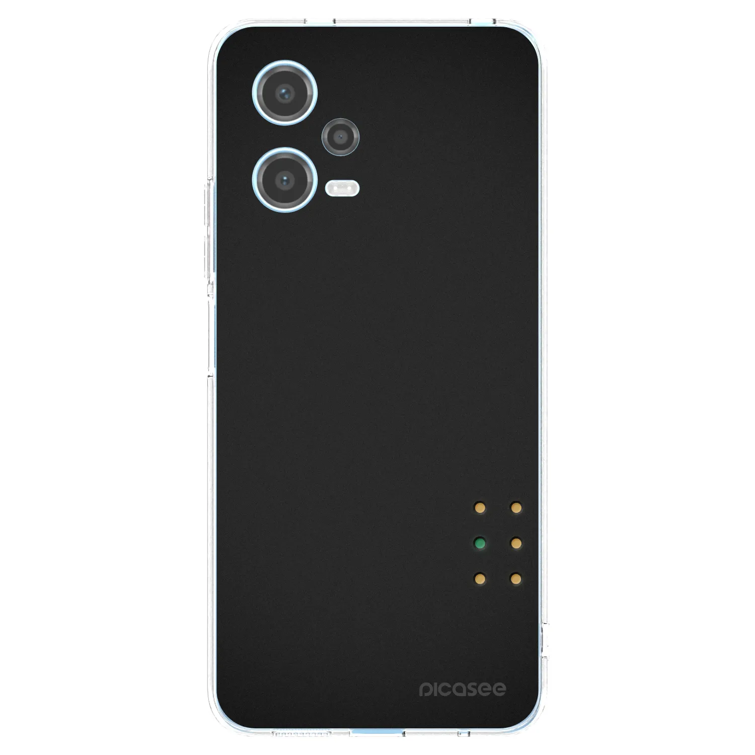 Picasee silikonový průhledný obal pro Xiaomi Redmi Note 12 5G - Pulse