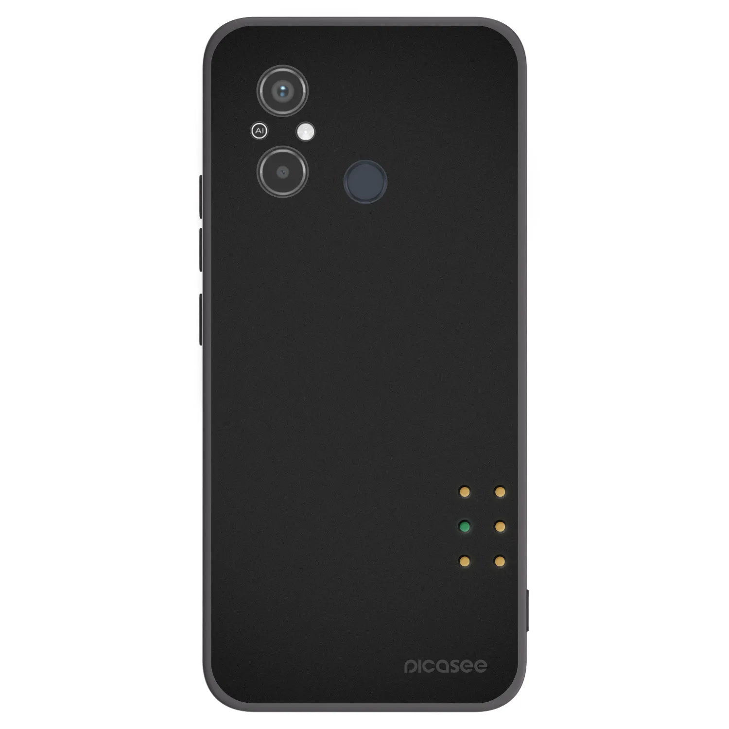 Picasee silikonový černý obal pro Xiaomi Redmi 12C - Pulse