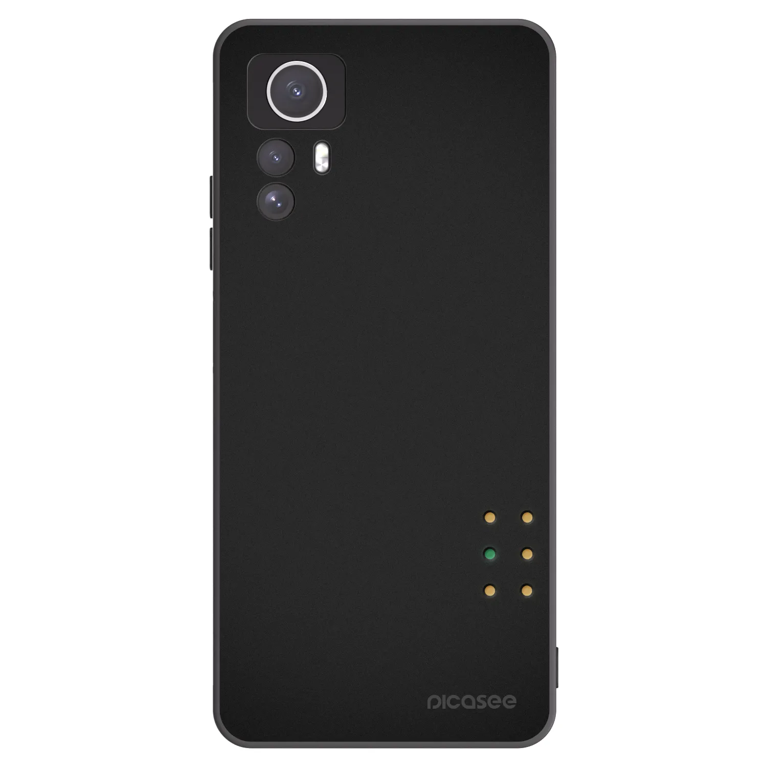 Picasee silikonový černý obal pro Xiaomi Redmi Note 12S - Pulse