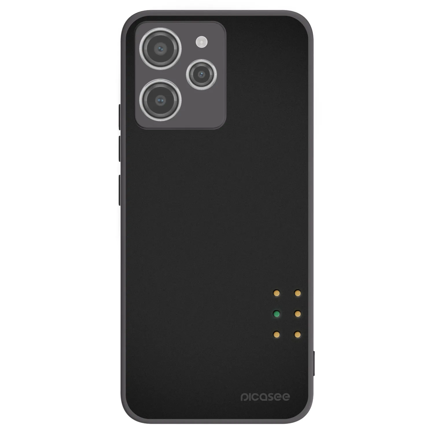 Picasee silikonový černý obal pro Xiaomi Redmi 12 4G - Pulse
