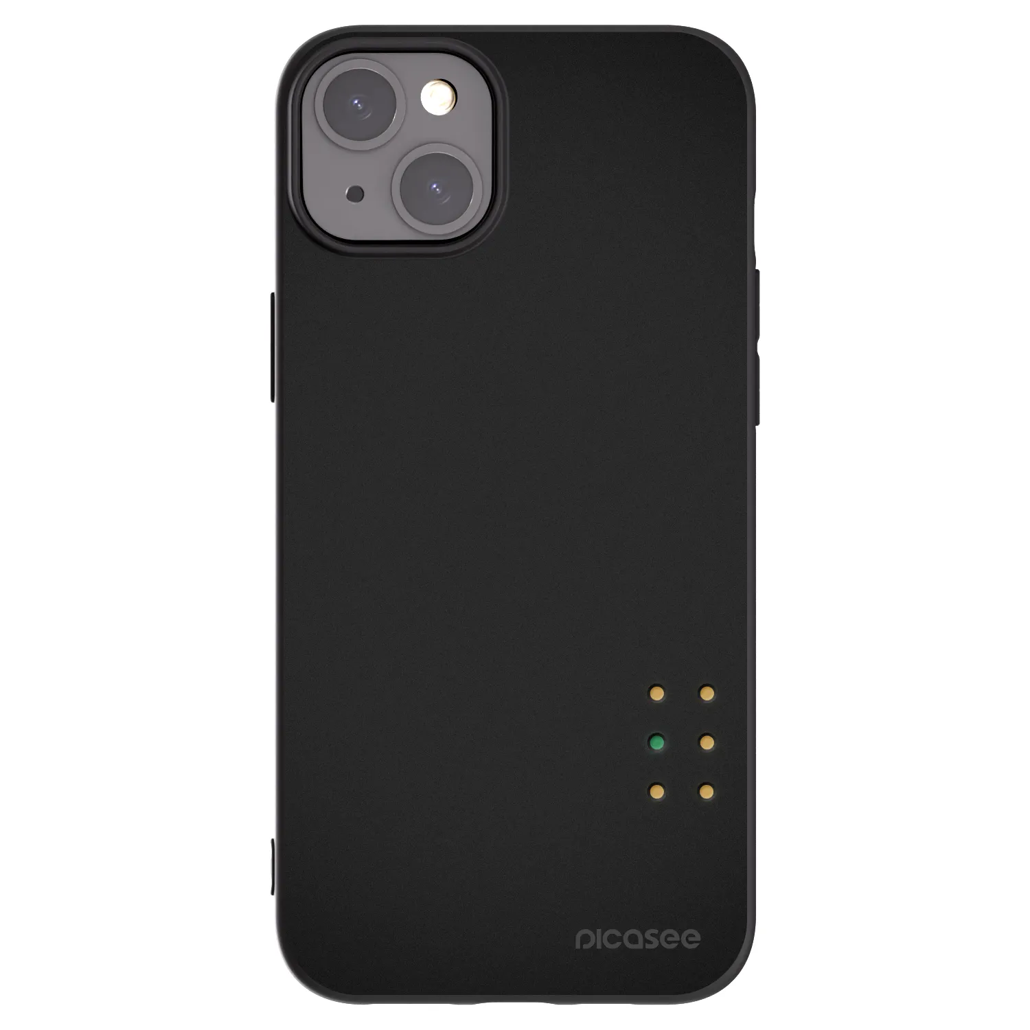 Picasee silikonový černý obal pro Apple iPhone 15 Plus - Pulse