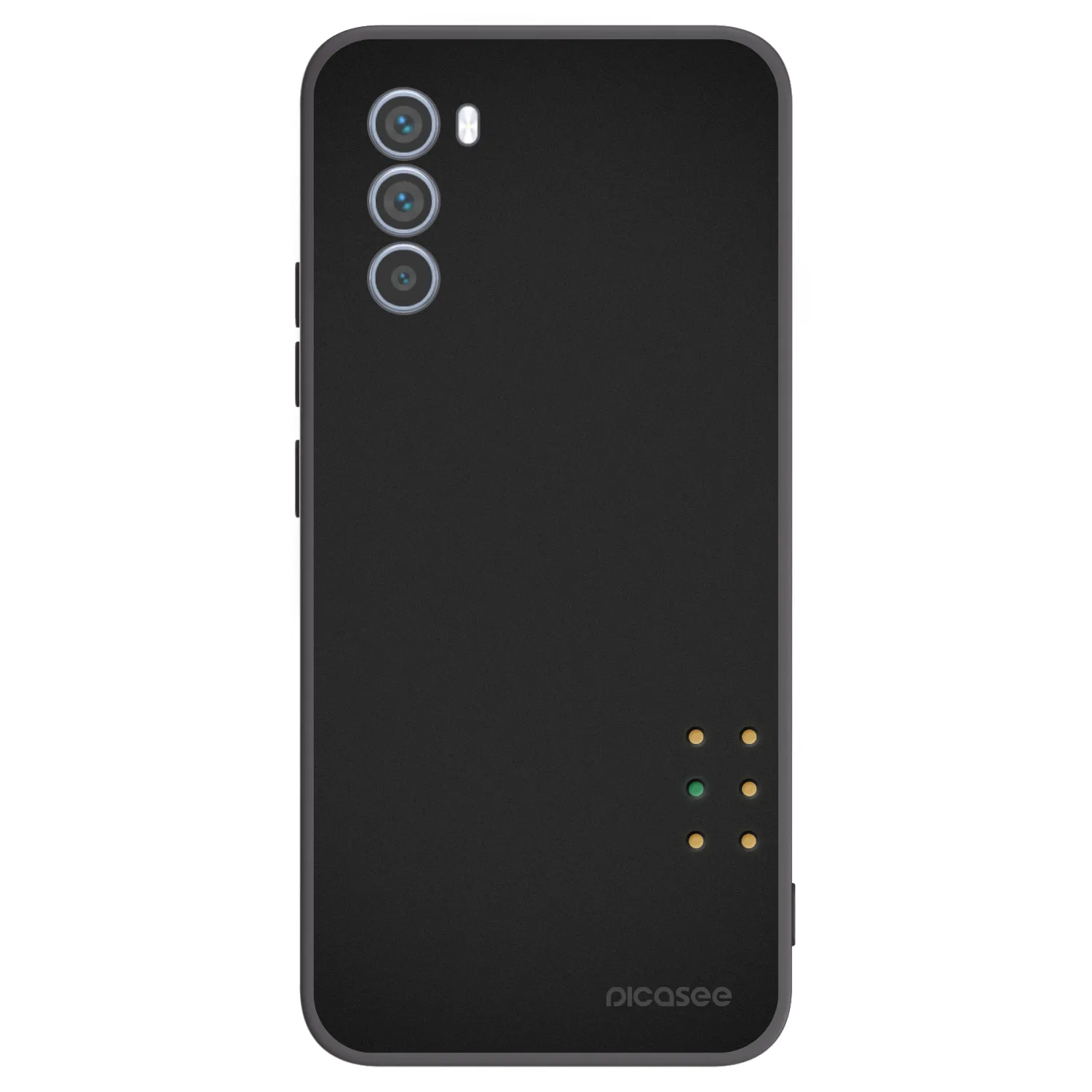 Picasee silikonový černý obal pro Motorola Moto G62 - Pulse