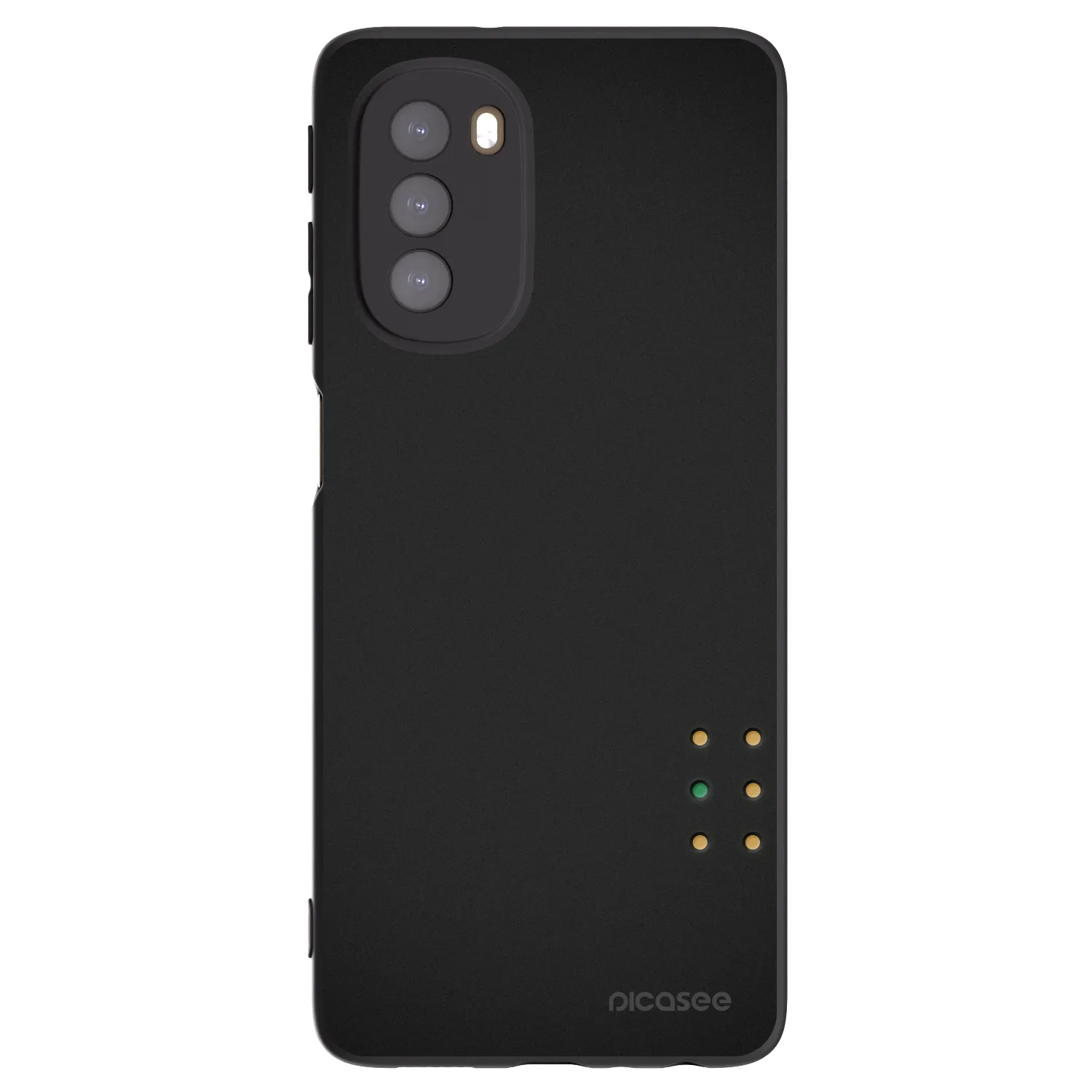 Picasee silikonový černý obal pro Motorola Moto G51 - Pulse
