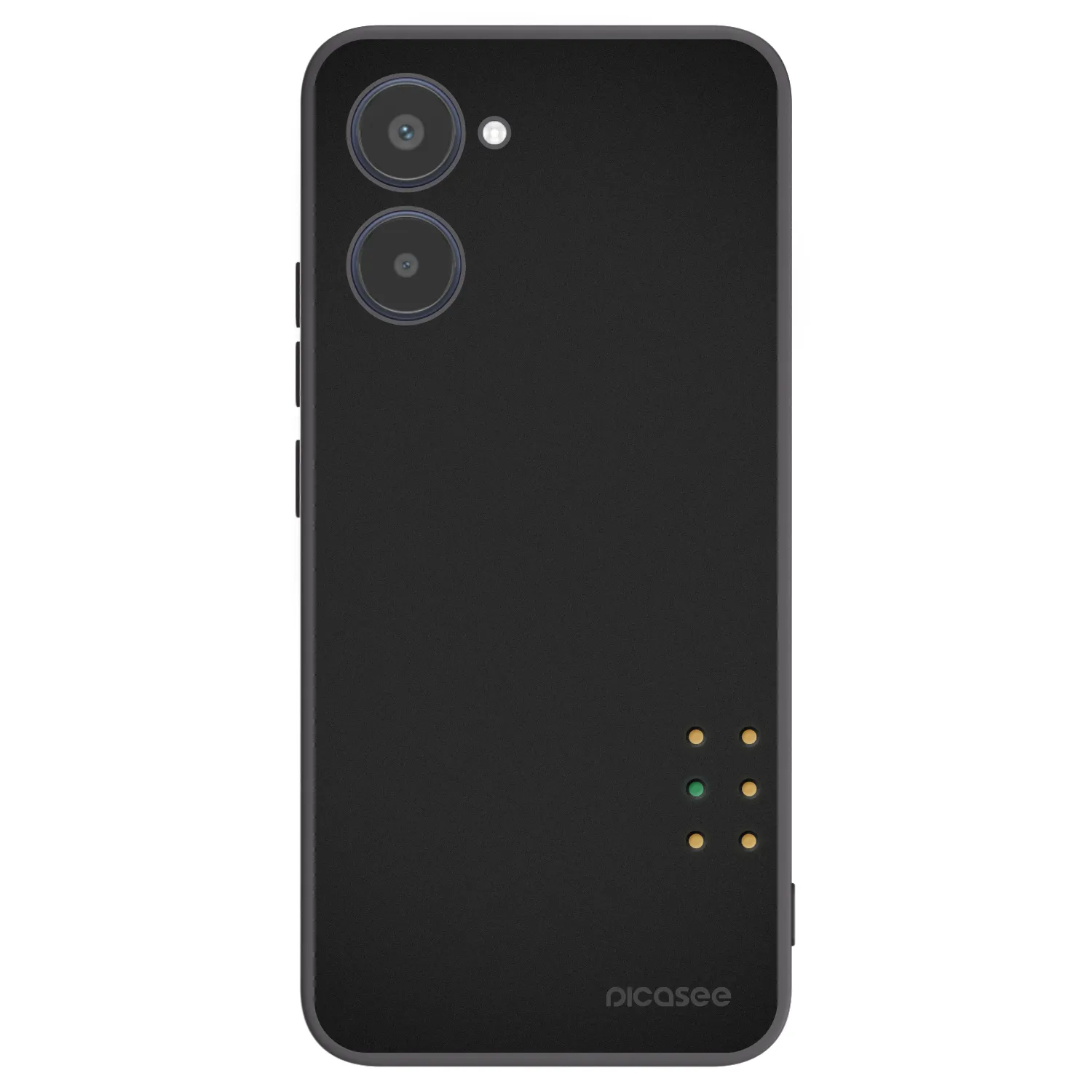 Picasee silikonový černý obal pro Realme 10 4G - Pulse