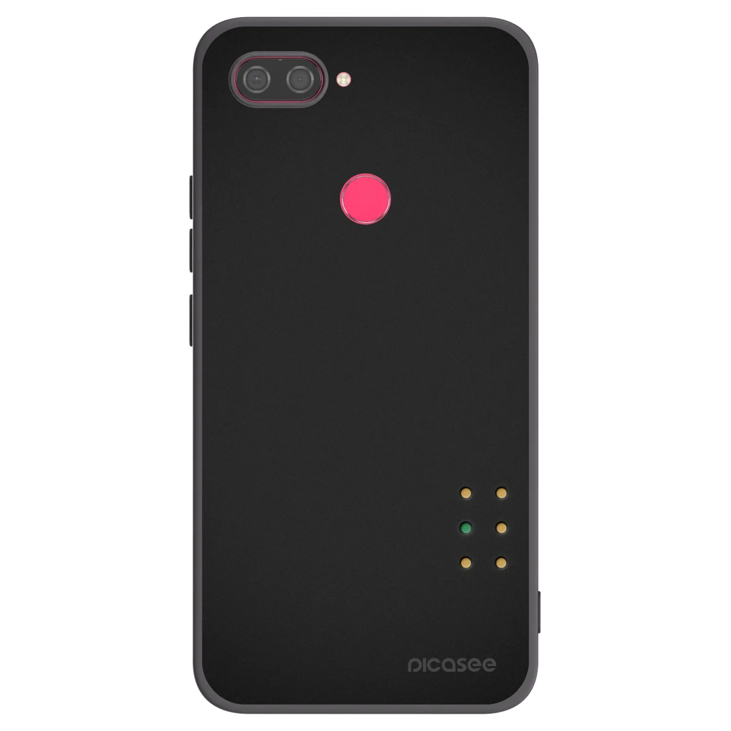 Picasee silikonový černý obal pro Xiaomi Mi 8 Lite - Pulse