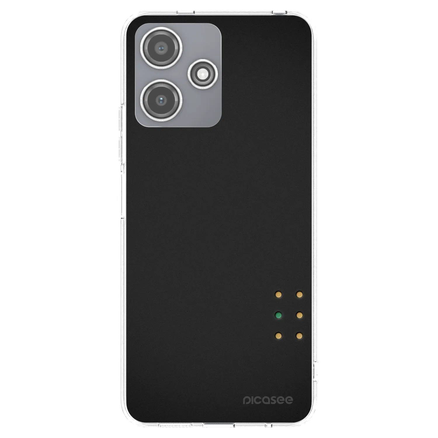 Picasee silikonový průhledný obal pro Xiaomi Redmi 12 5G - Pulse