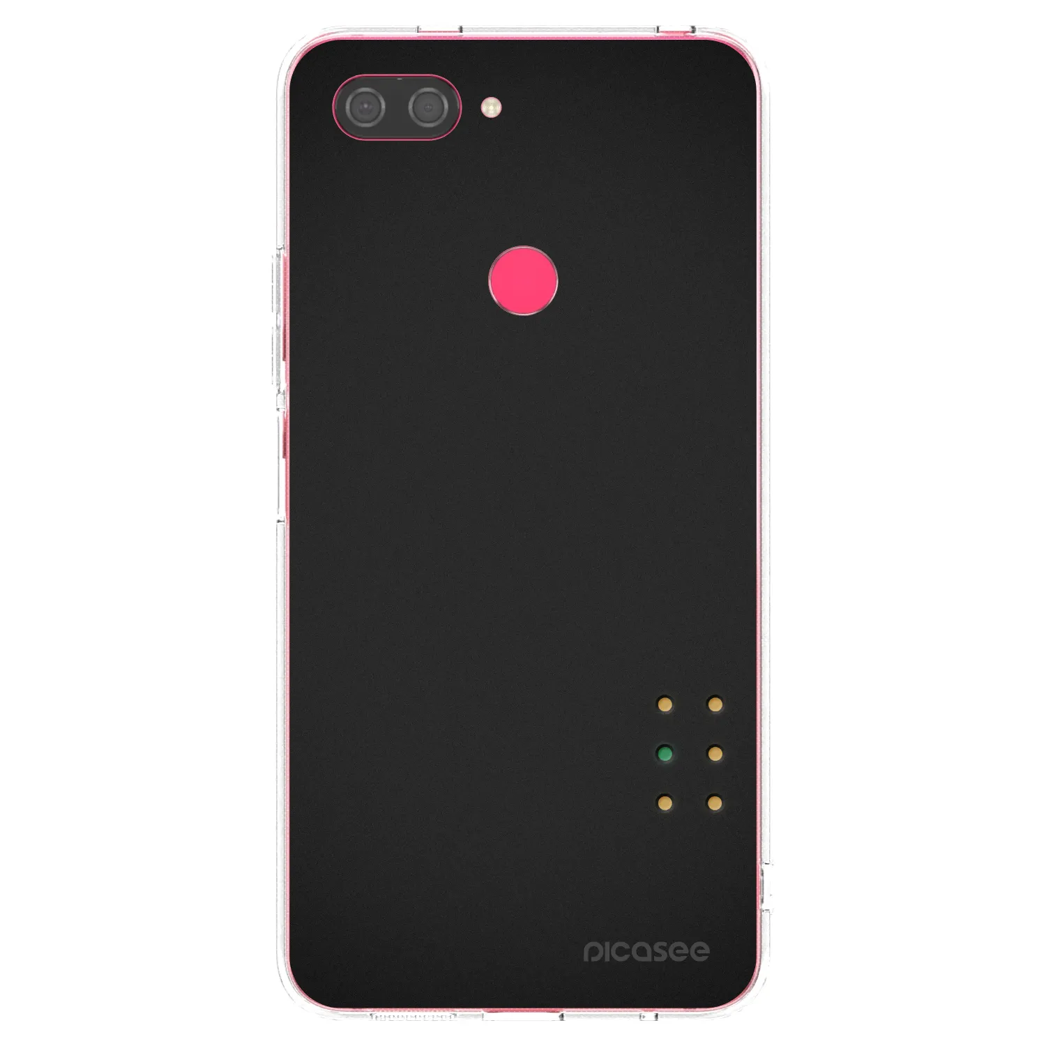 Picasee silikonový průhledný obal pro Xiaomi Mi 8 Lite - Pulse