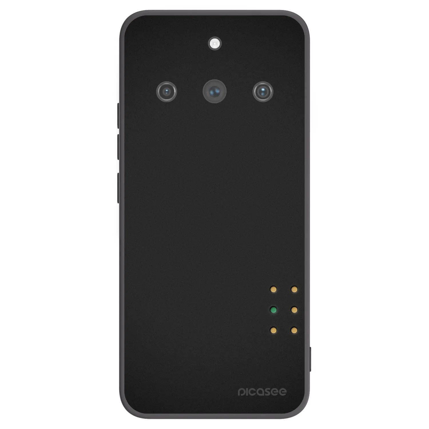 Picasee silikonový černý obal pro Realme 11 Pro+ - Pulse