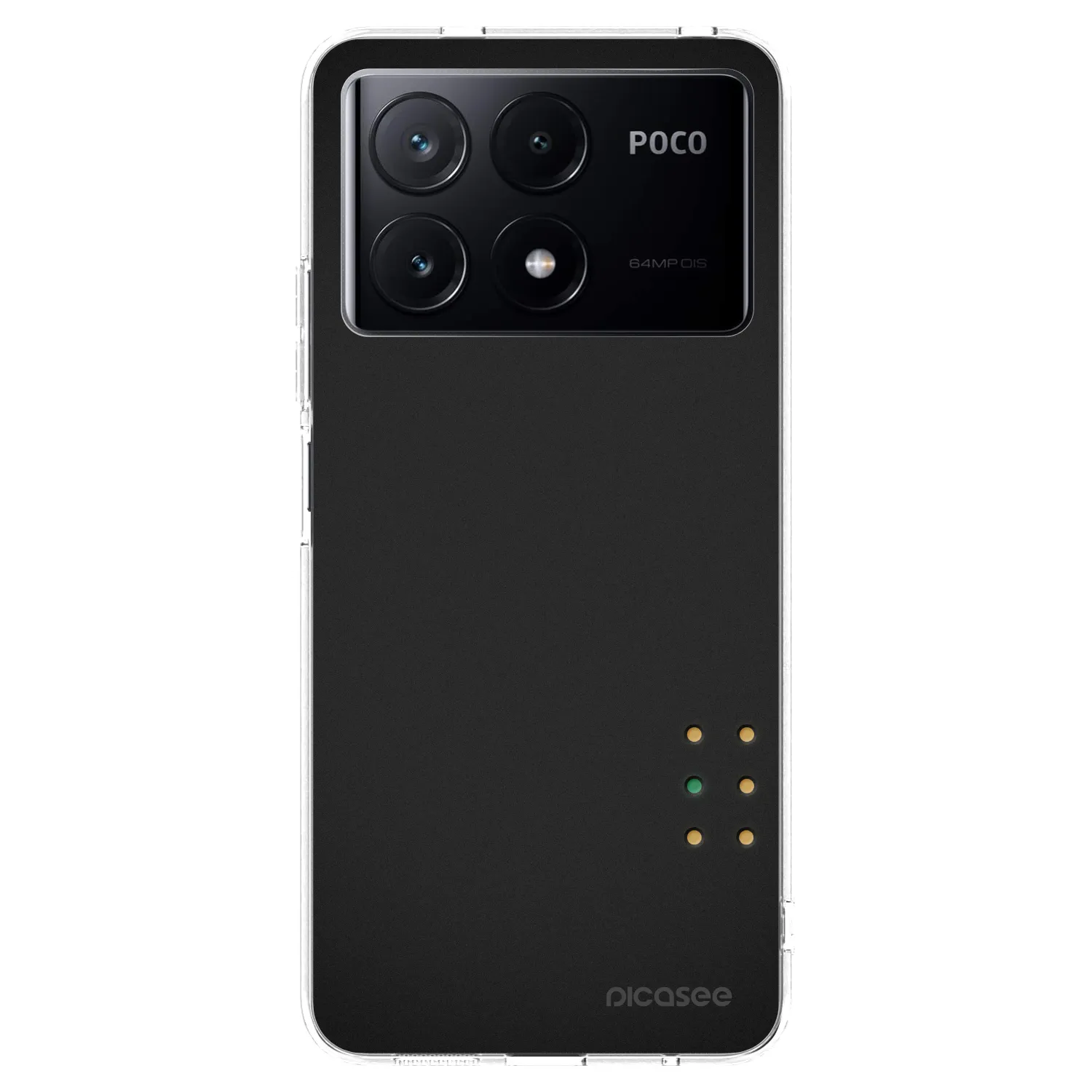 Picasee silikonový průhledný obal pro Xiaomi Poco X6 Pro - Pulse